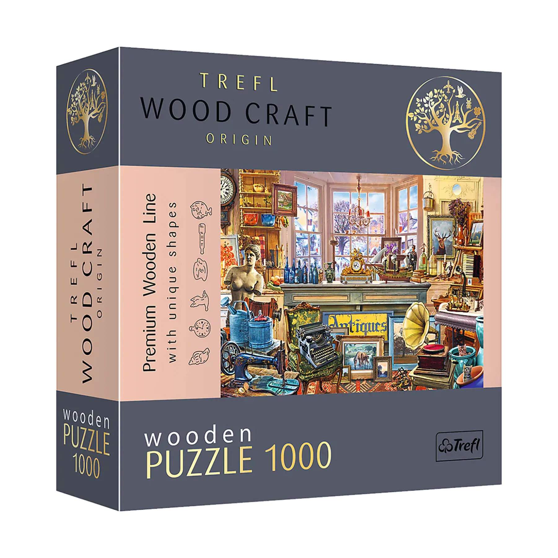 Spilbræt Puslespil Puzzle Puslespil - Antique Shop i Antique Shop, 1