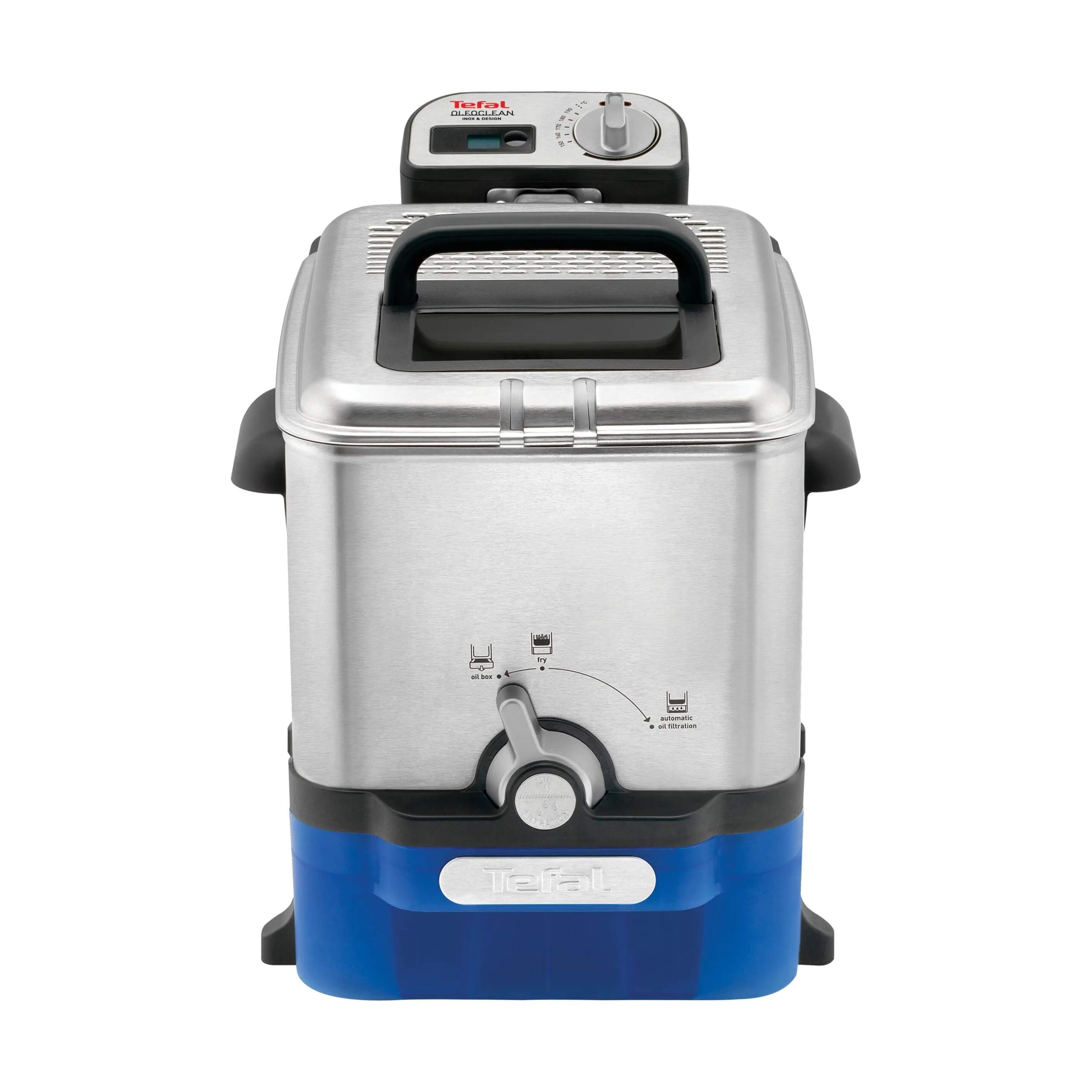 Tefal Frituregryder Oleoclean Frituregryde i Sølvfarvet, 4