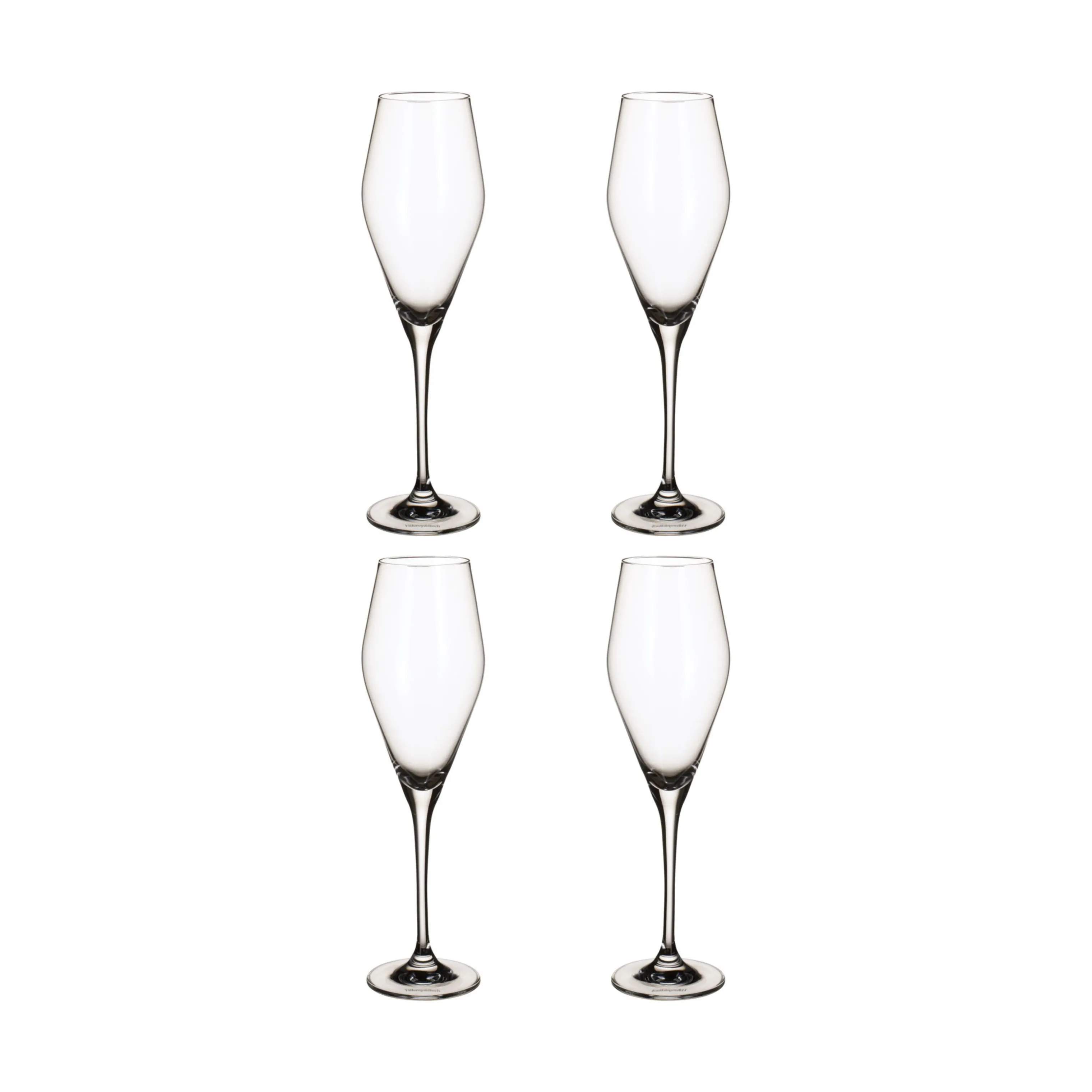 La Divina Champagneglas - 4 stk., klar, large