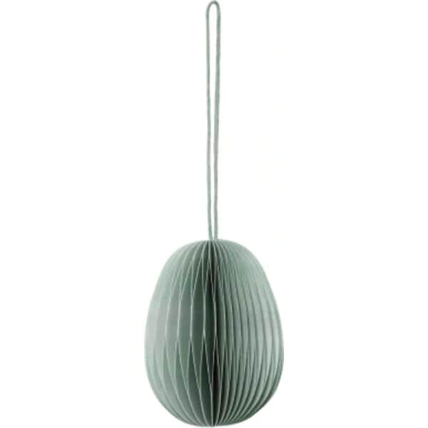 Broste Copenhagen Påskeæg og ophæng Megan Papir Ornament i Grøn, 1