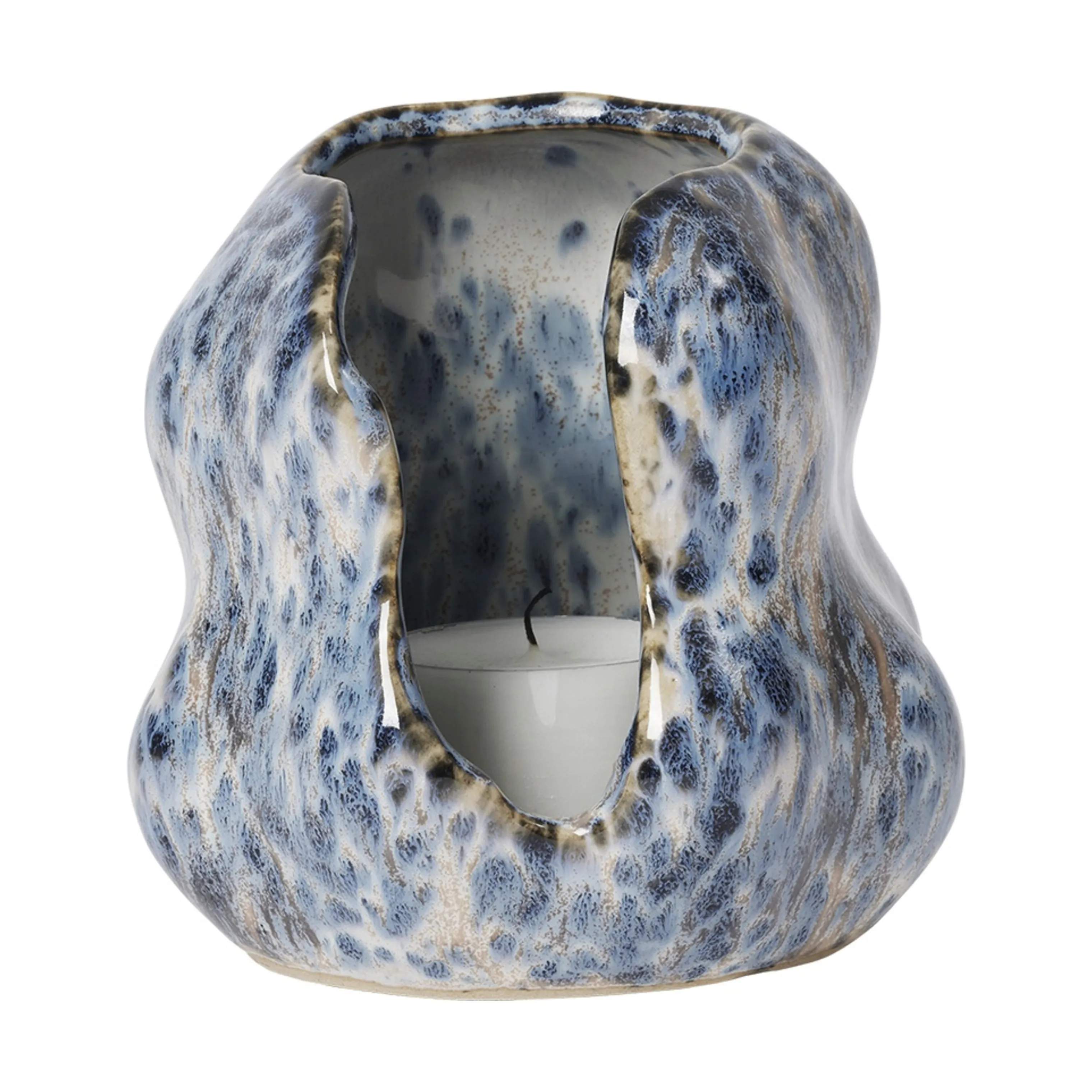 Broste Copenhagen Lanterner Hekla Lanterne i Light Blue, 10 cm, 1