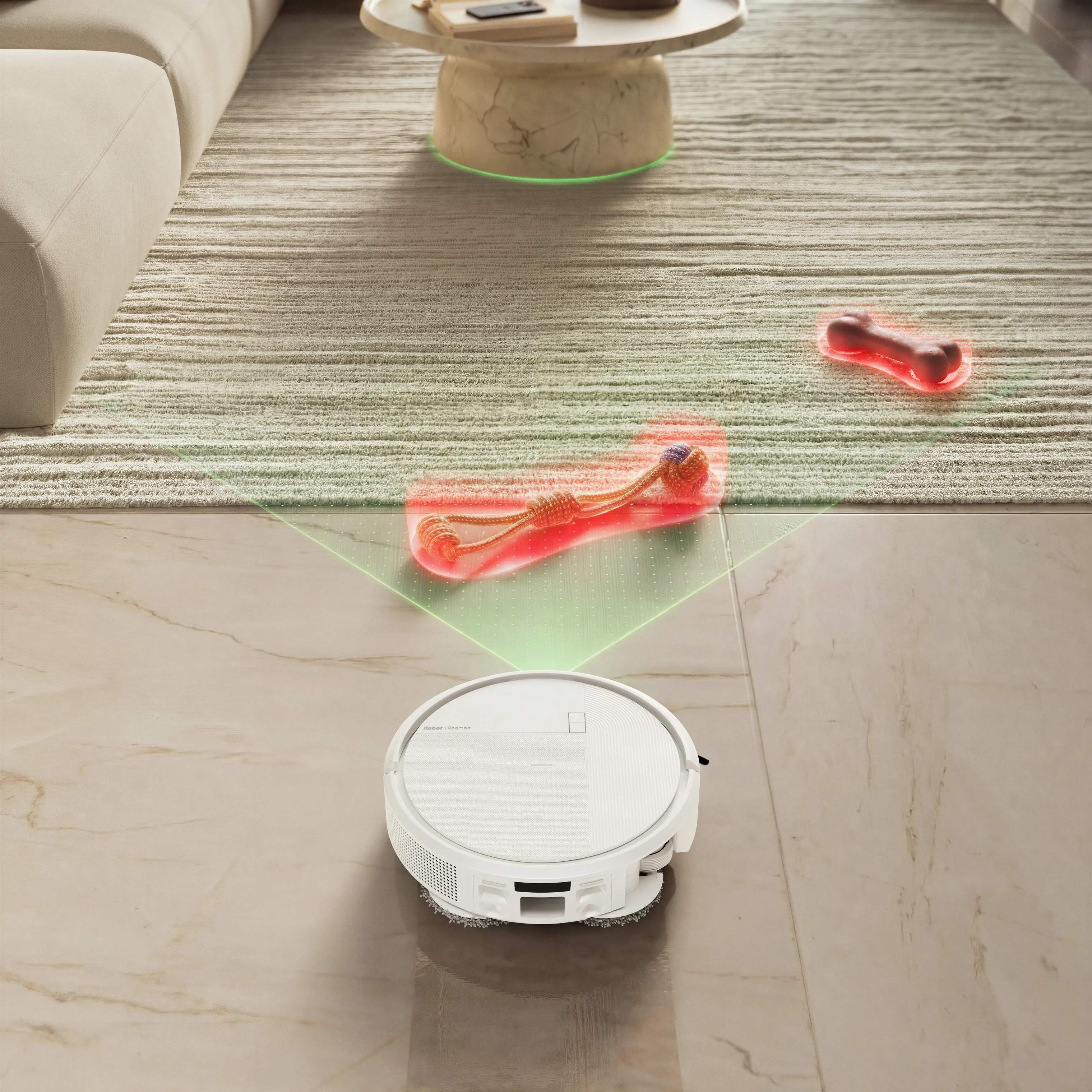 iRobot Robotstøvsugere Roomba Combo Robotstøvsuger 575 i Hvid, 2