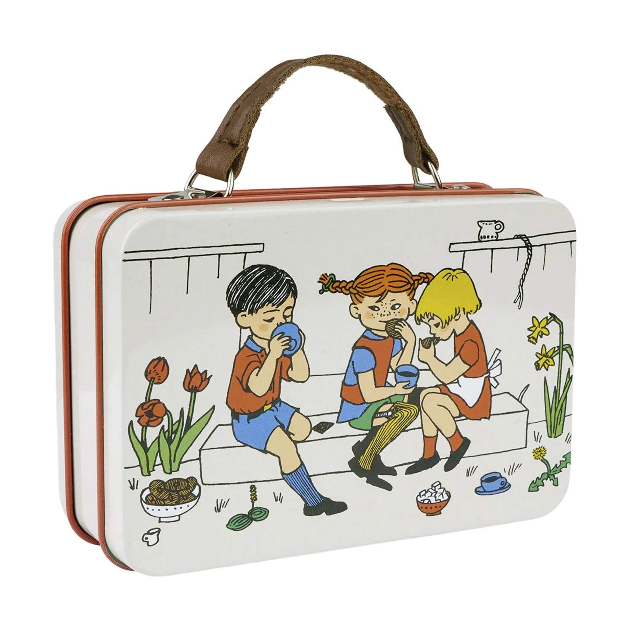 Barbo Toys Til børneværelset Astrid Lindgren Kuffert i Creme, 1