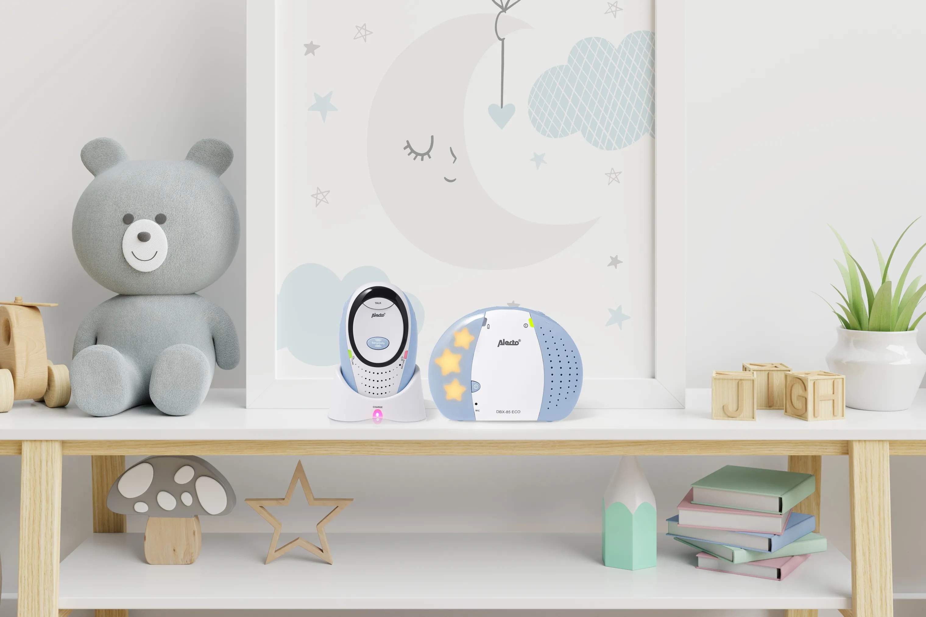Alecto Baby Babyalarmer DBX-85 ECO Babyalarm i Hvid, 5