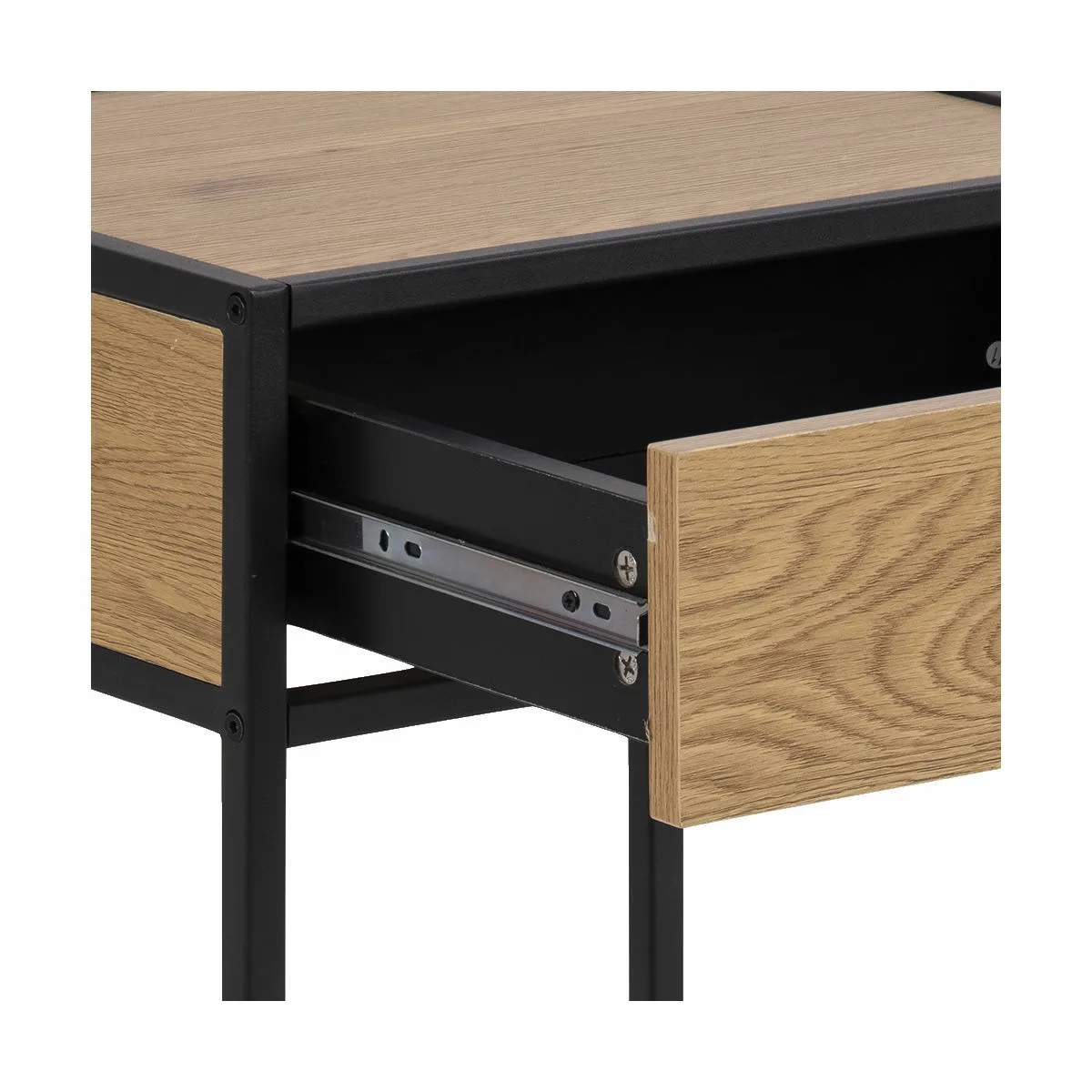 CASA Living Sengeborde Seaford Natbord i natur/sort, 3