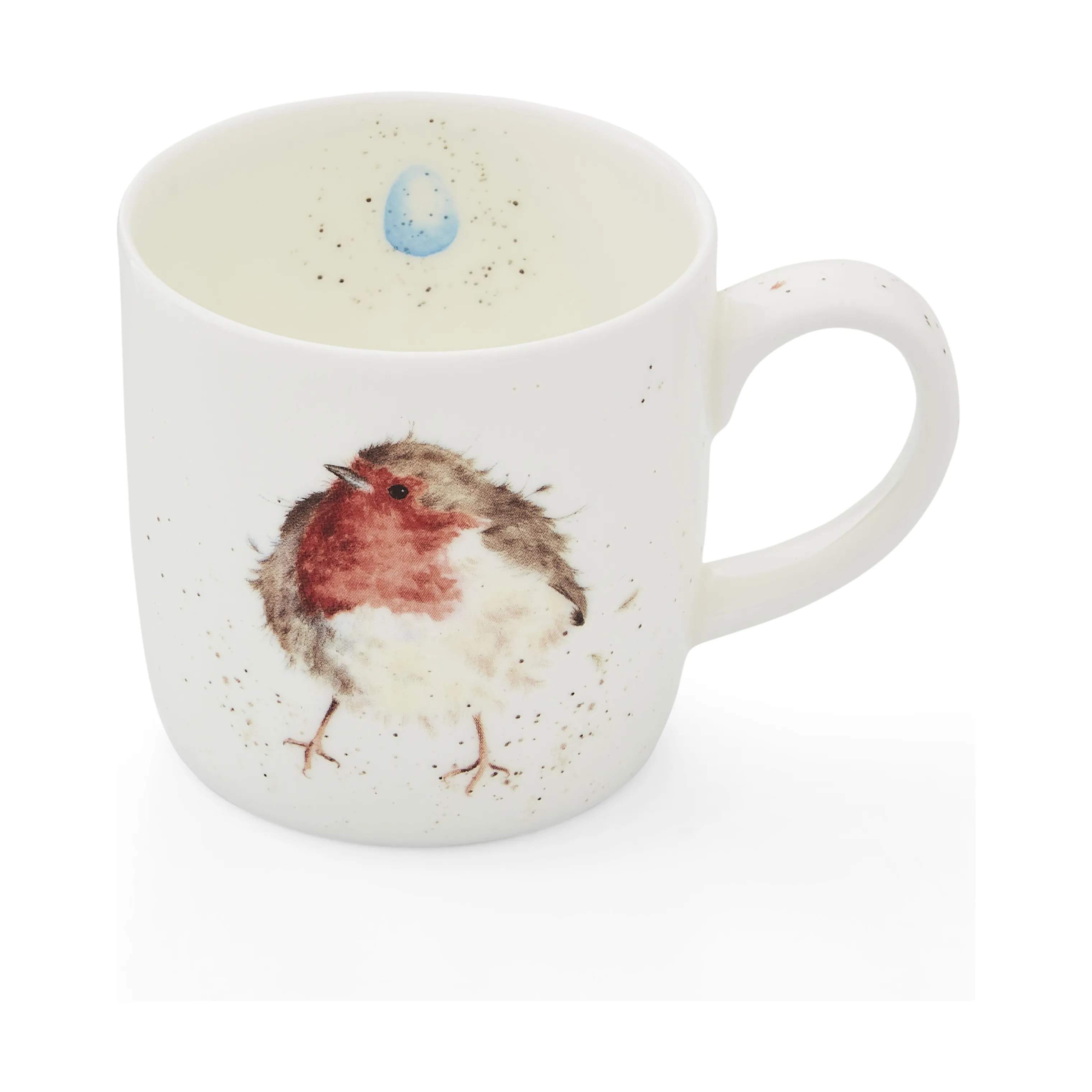 Royal Worcester Krus og kopper med hank Wrendale Krus - Garden friend i Rødhals, 1