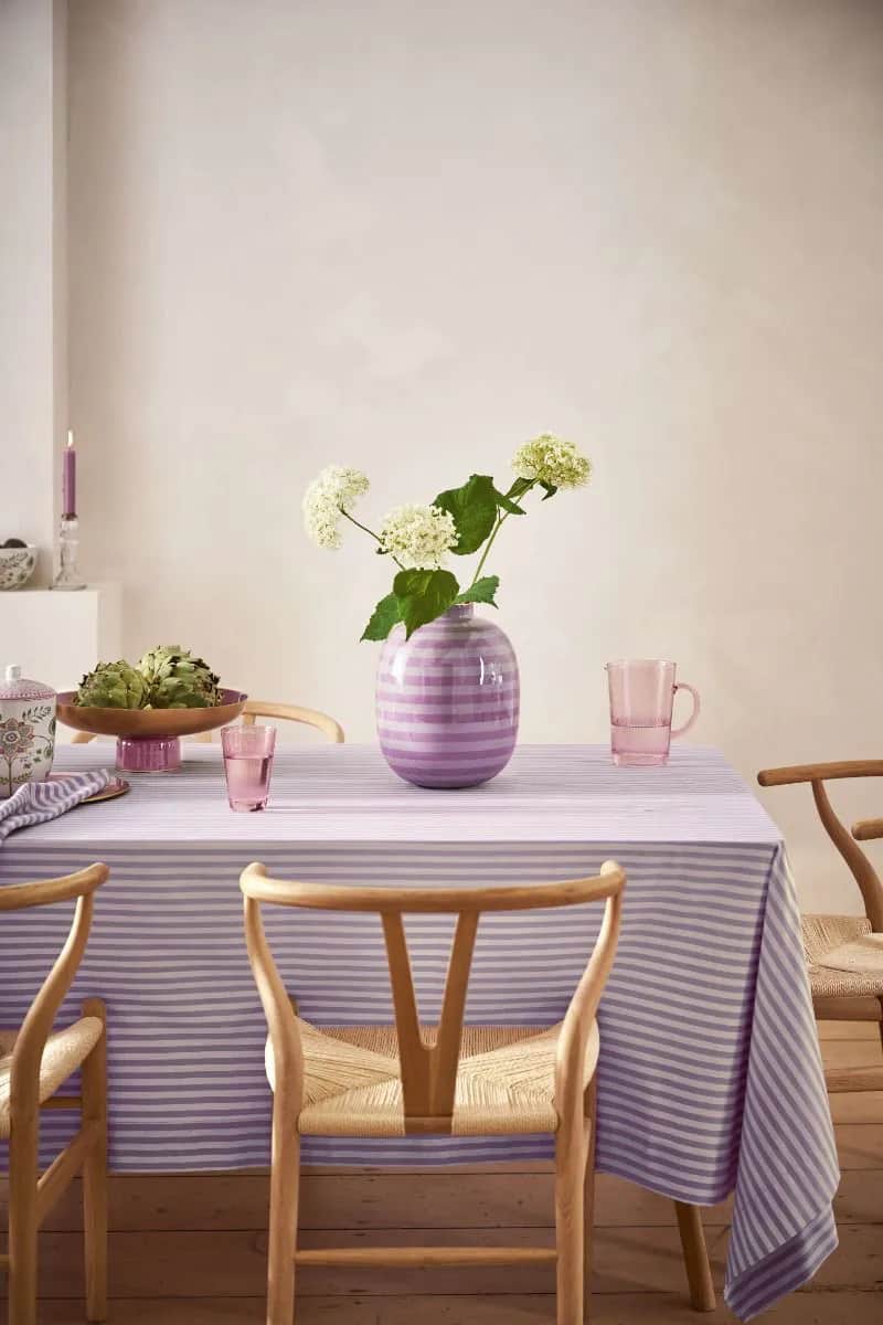 PIP Studio Vaser Pip Studio Home Accessories Vase i Lilac Stripes, 3