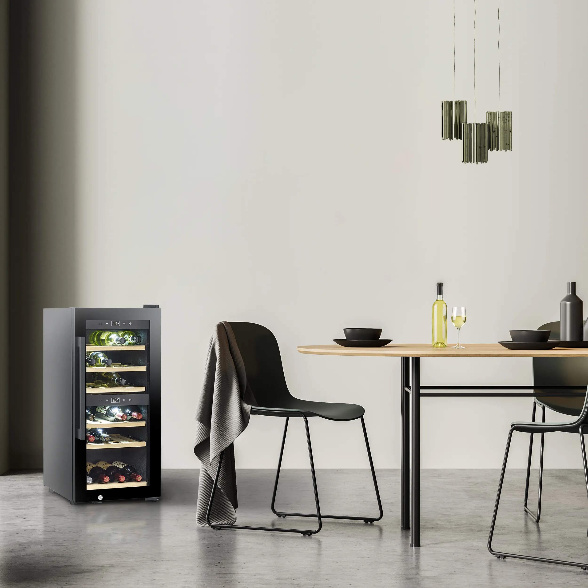 Caso Vinkøleskabe WineExclusive Vinkøleskab i Sort, 5