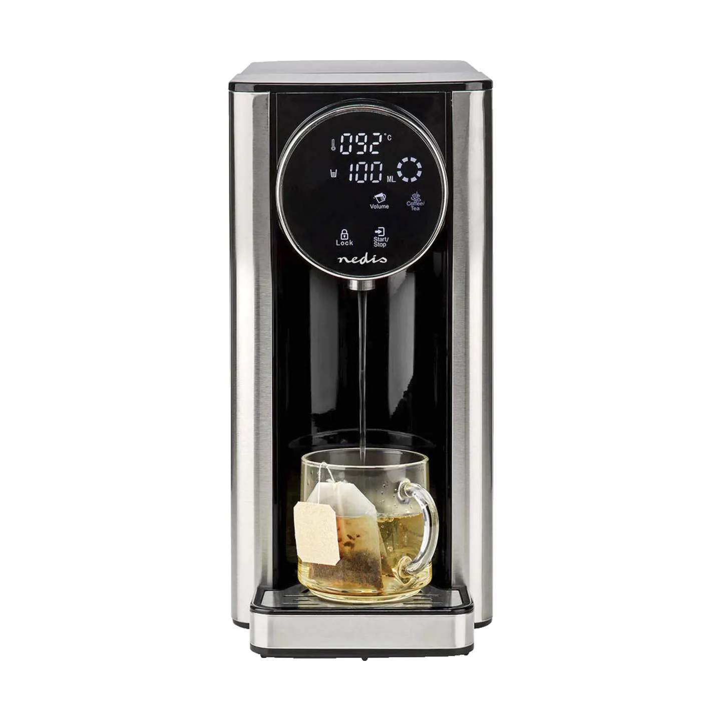 Nedis Elkedler Varmtvandsdispenser i sølv, 4