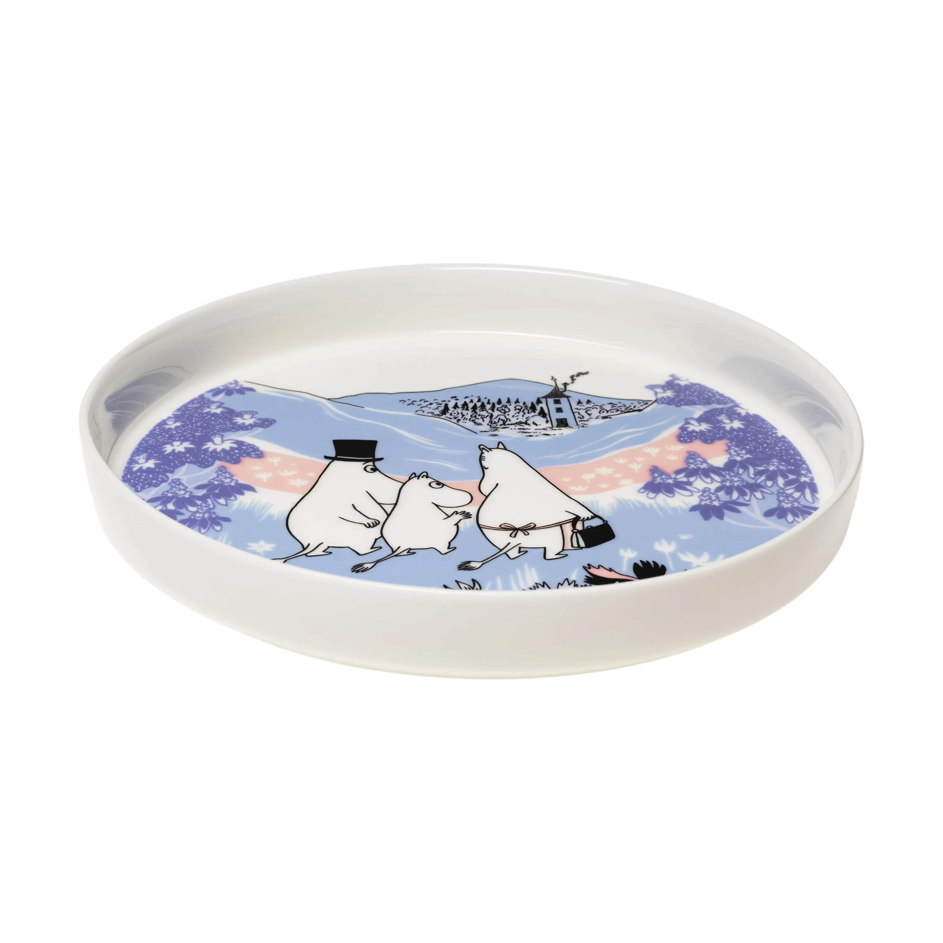 Moomin Arabia Serveringsfade Endelig Hjemme Serveringsfad i Multifarvet, 2