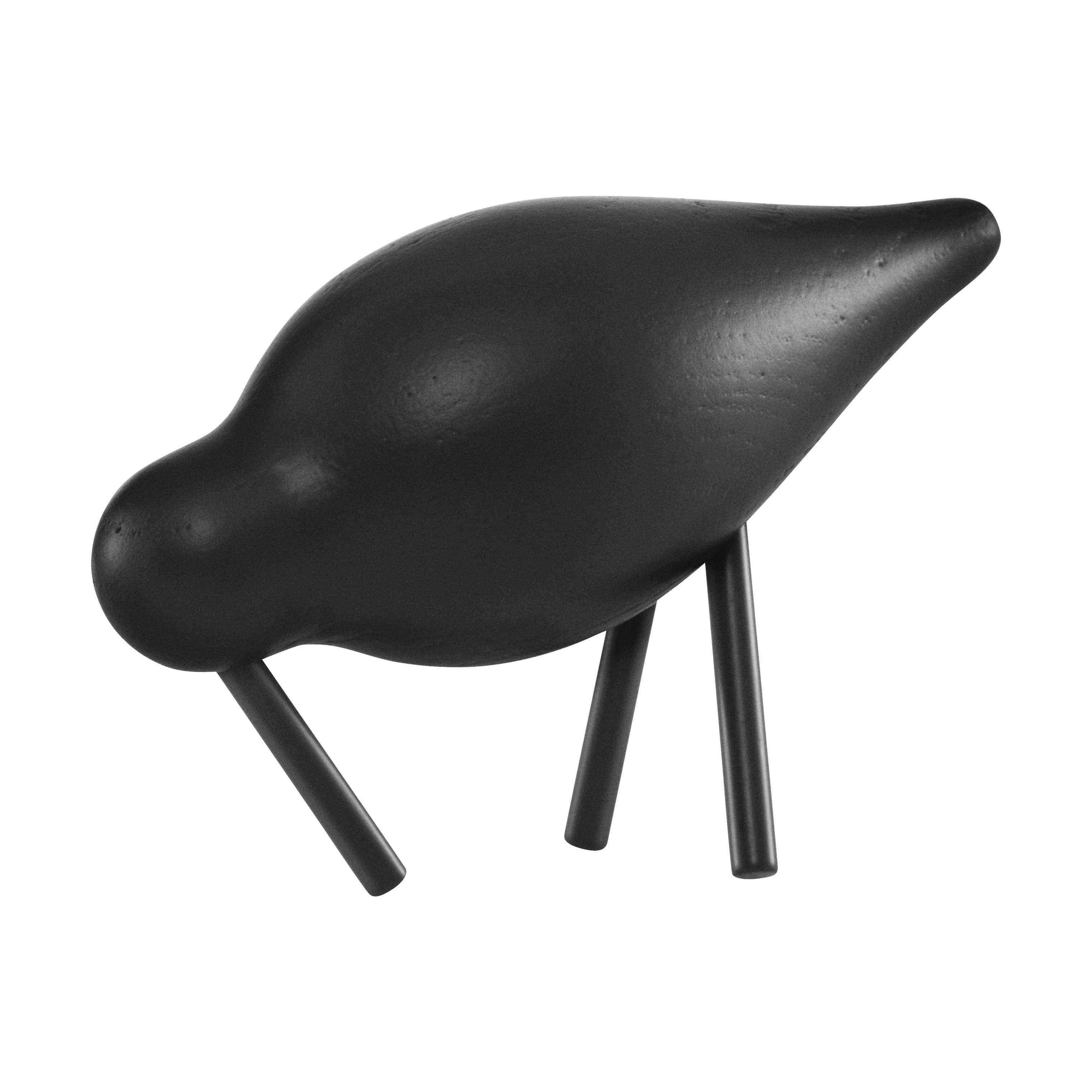 Normann Copenhagen Dyrefigurer Shorebird i Sort, 7,5 cm, 1