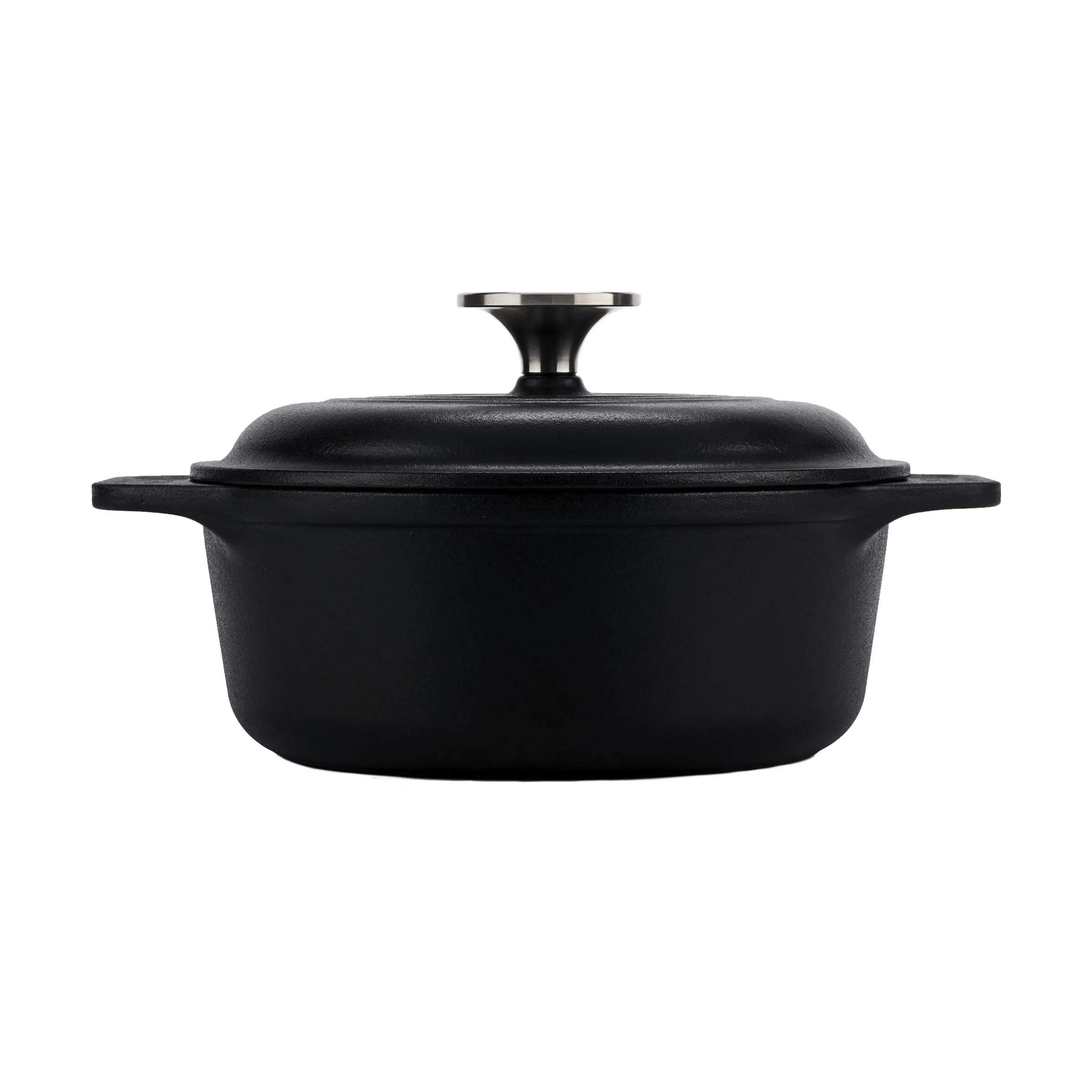 Victoria Gryder Emaljeret Dutch Oven Gryde i Sort, 3