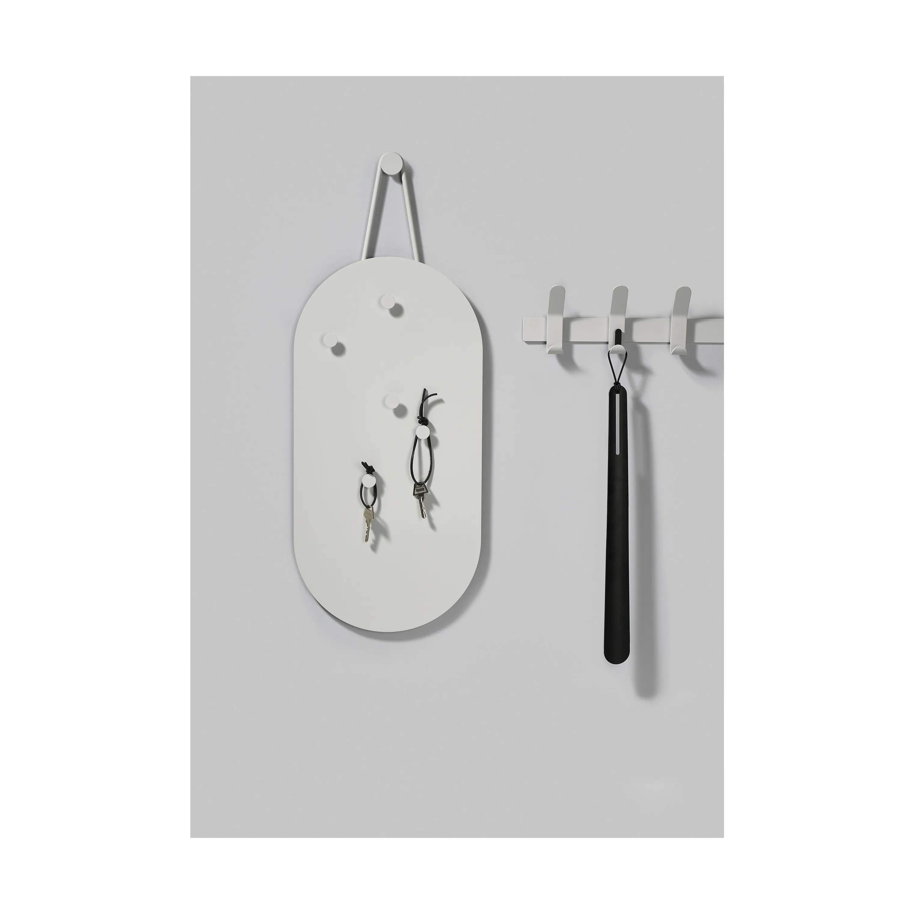 Zone Vægdekoration A-collection A-Bulletin Board Opslagstavle i Soft Grey, 4