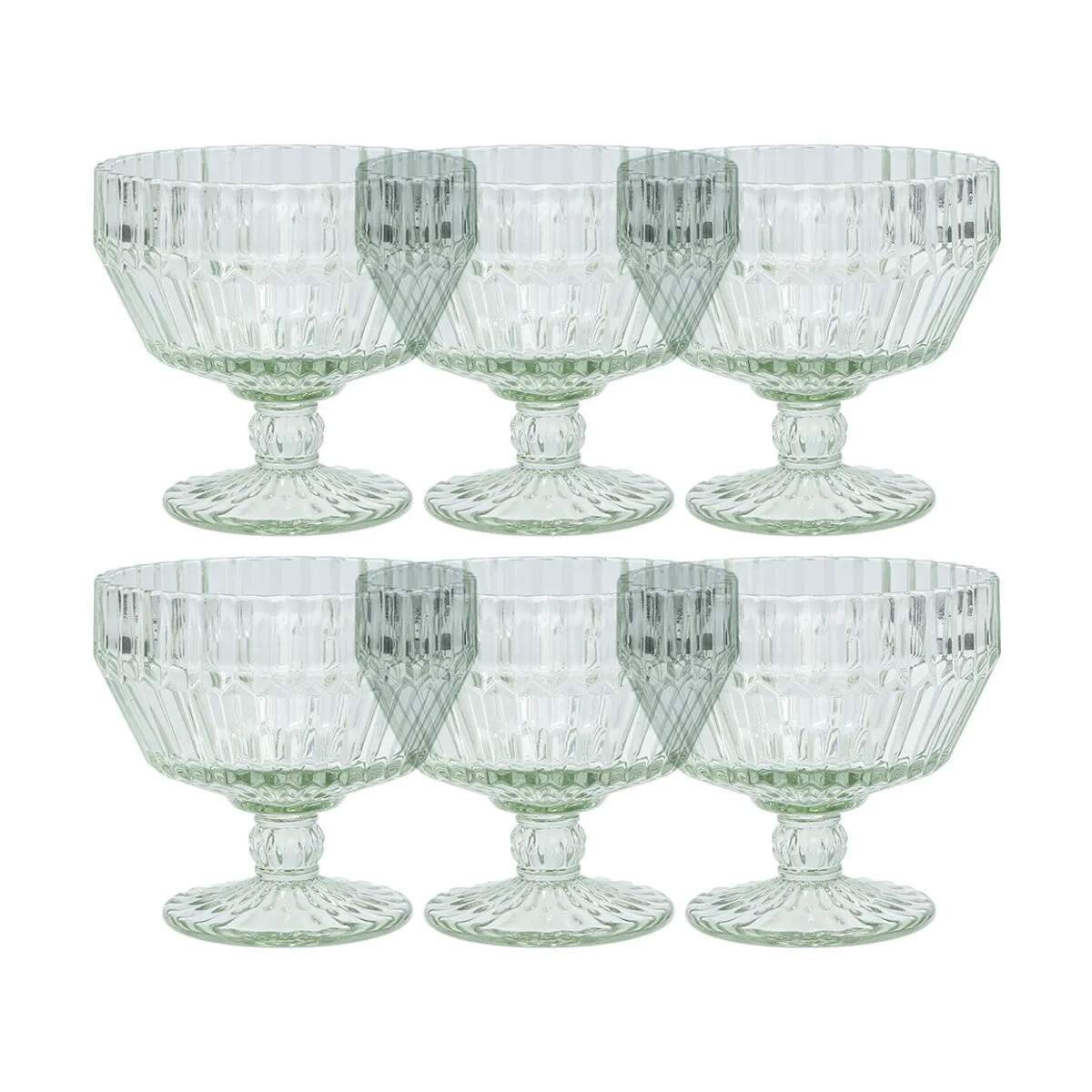 Fortessa Vandglas Archie Glas på fod - 6 stk. i Sage, 1