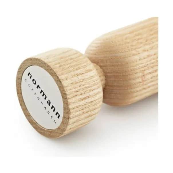 Normann Copenhagen Kronelysestage Lumberjack Lysestage i Asketræ, 24 cm, 4