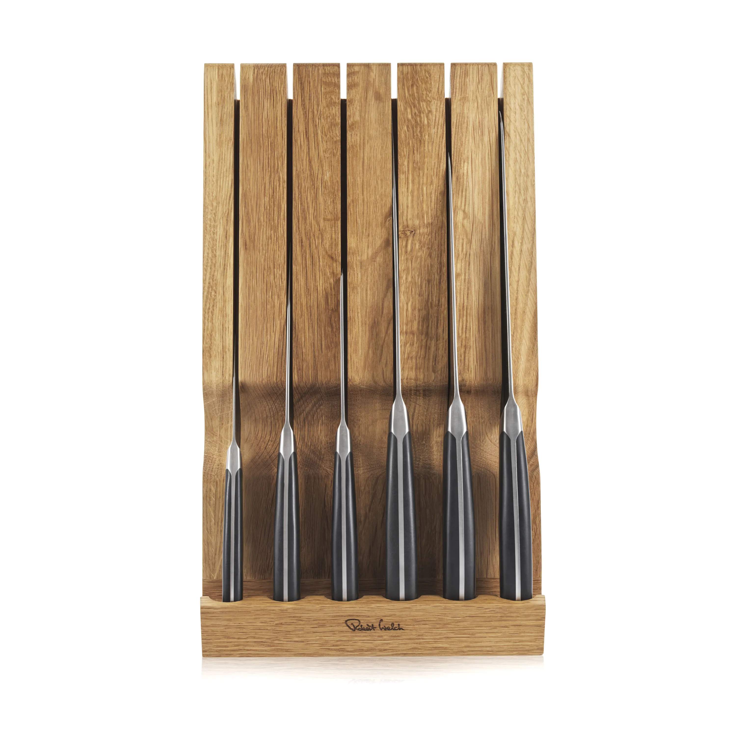 Robert Welch Knivblokke med knive Professional Knivblok - 7 dele i natur/sort, 3