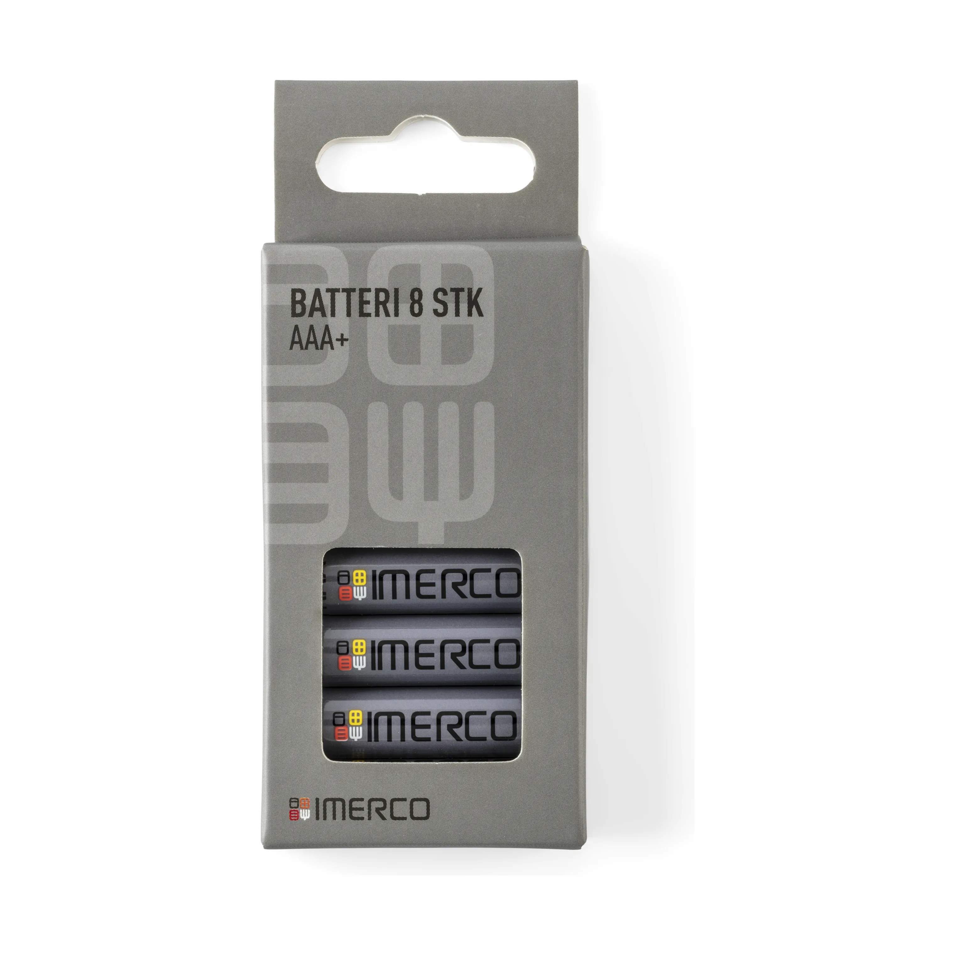 Batteri AAA - 8 stk., brun, large