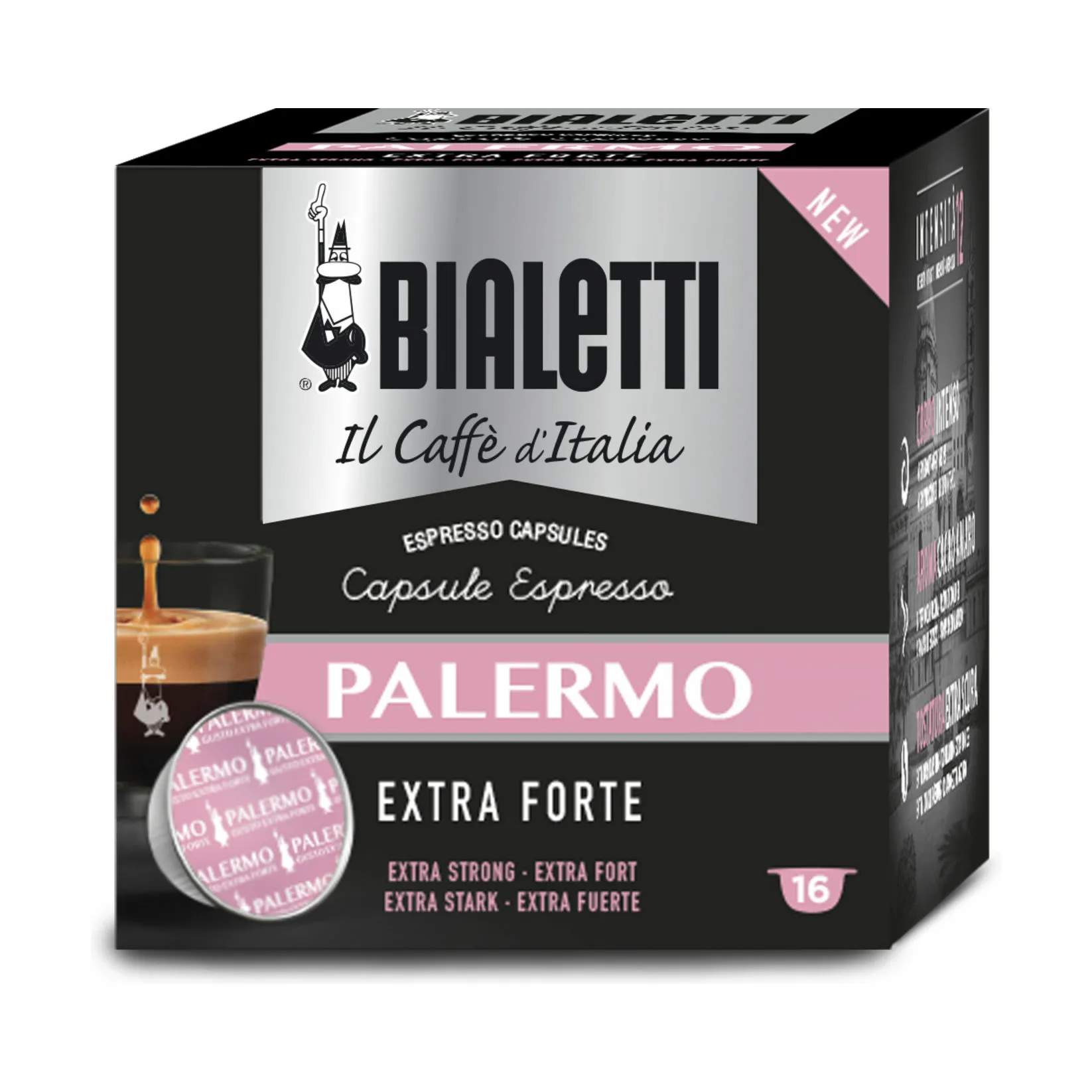 Bialetti kaffe Palermo Kaffekapsler