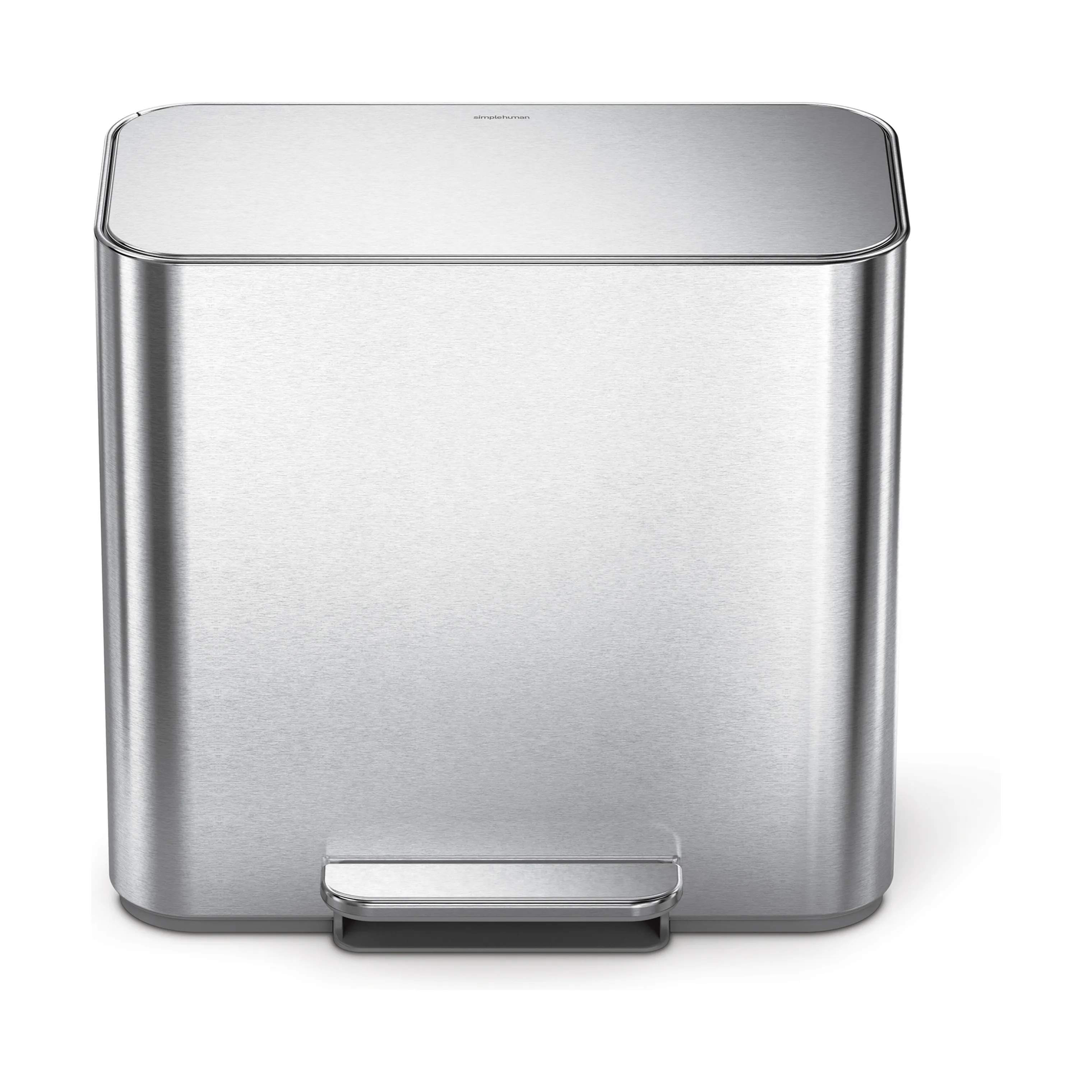Simplehuman Pedalspande Mini Pedalspand i Børstet stål, 1