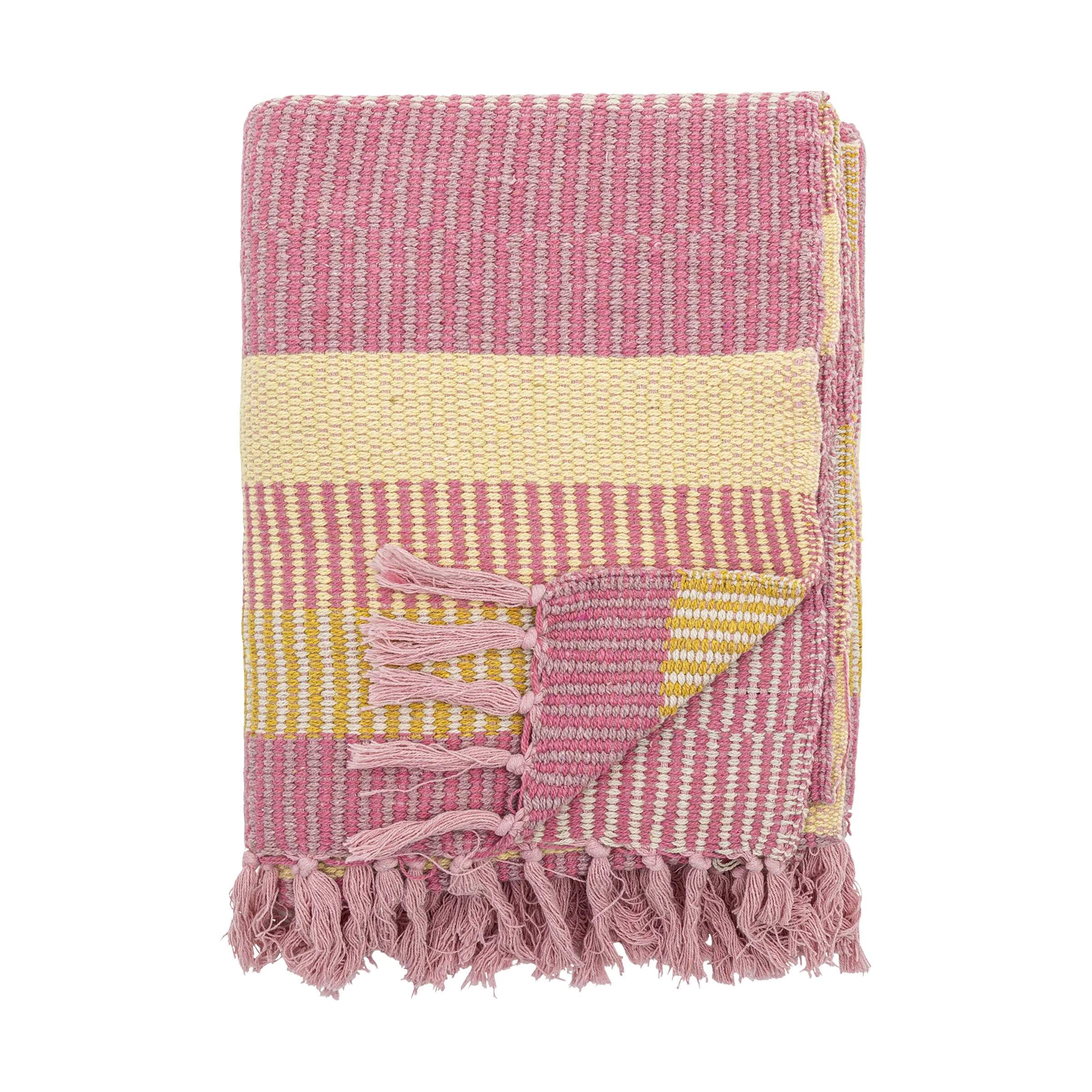 Creative Collection Plaider Isnel Plaid i Lyserød, 1