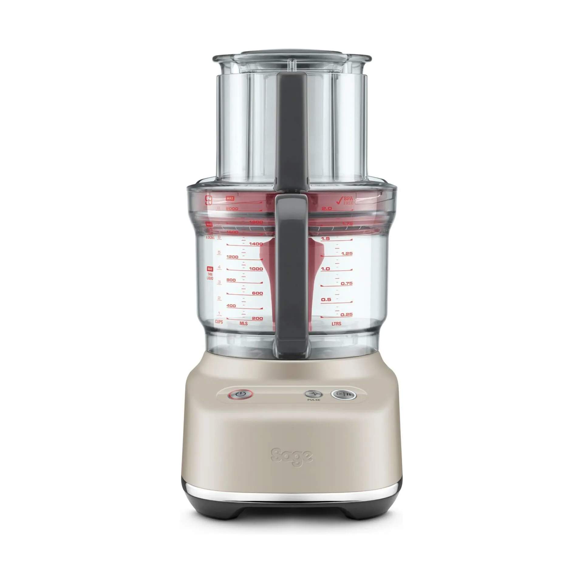 Sage Foodprocessorer Paradice 9 Foodprocessor i Almond Nougat, 3