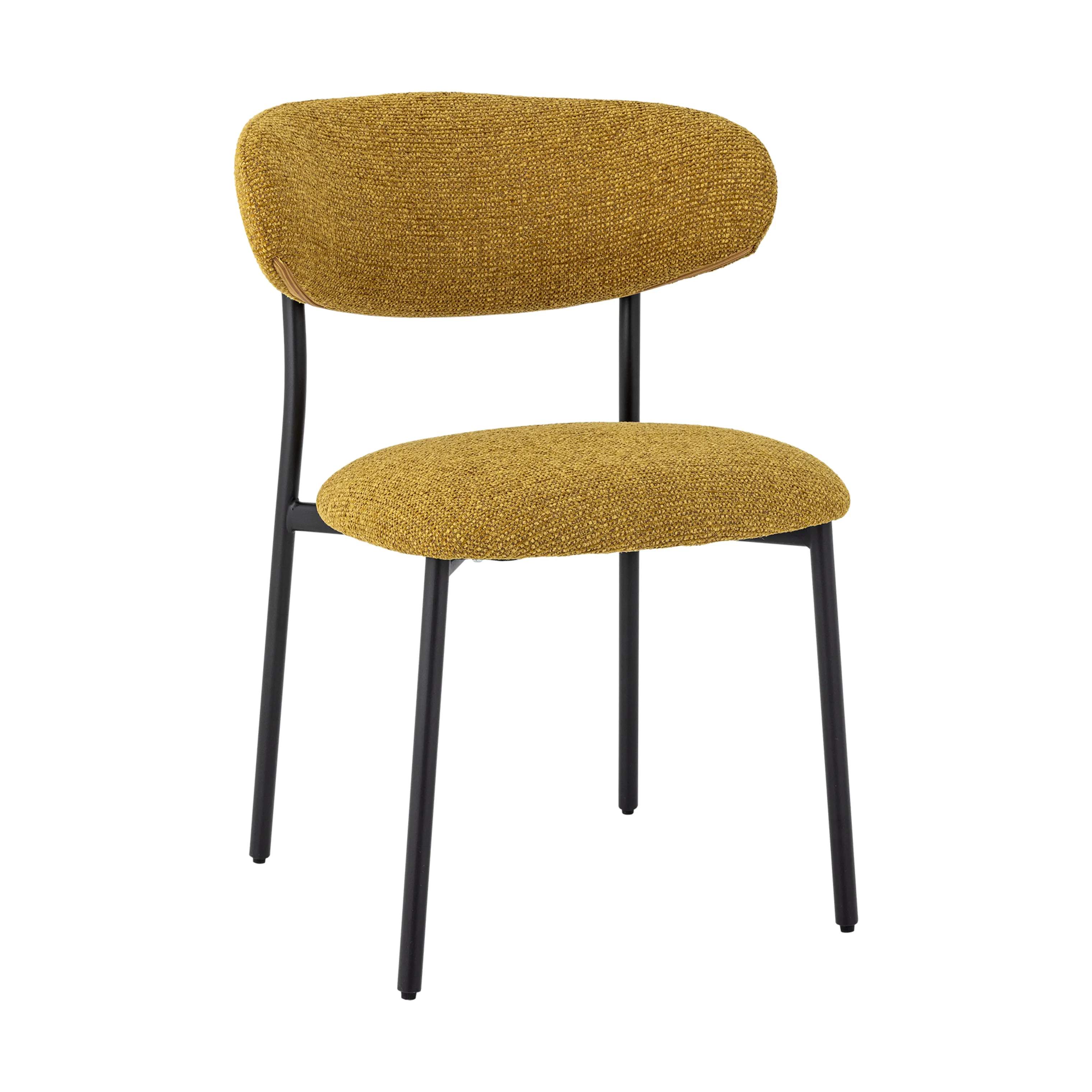Creative Collection Skrivebordsstole Manal Spisebordsstol i Gul, 6