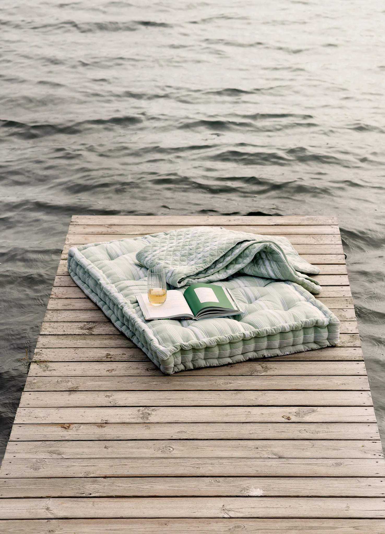 CASA Living Plaider Vattæppe i Grøn, 3