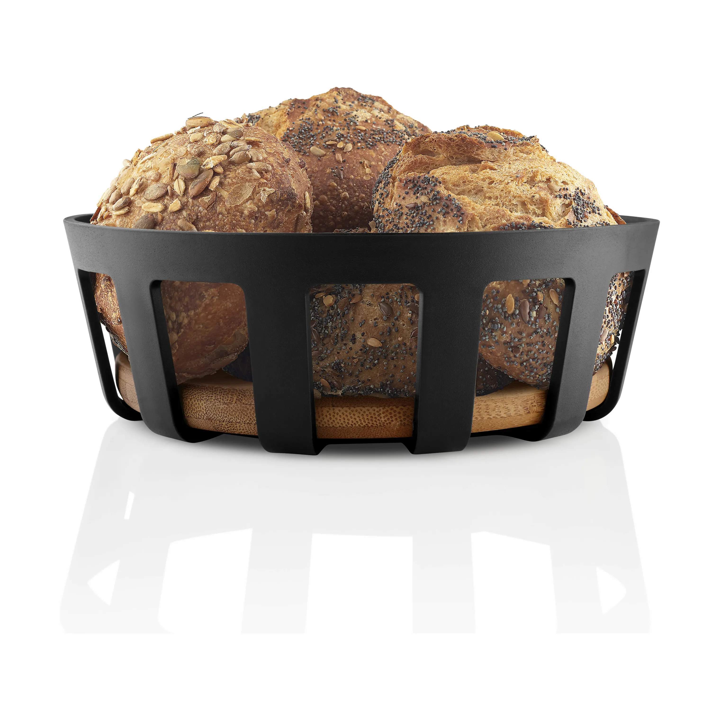 Eva Solo Brødkurve Nordic Kitchen Brødkurv i Natur/sort, 21,5 cm, 4