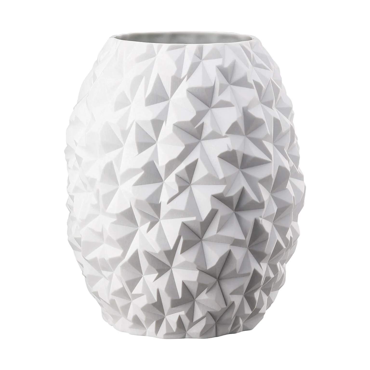Phi Vase - Snow, snow, large