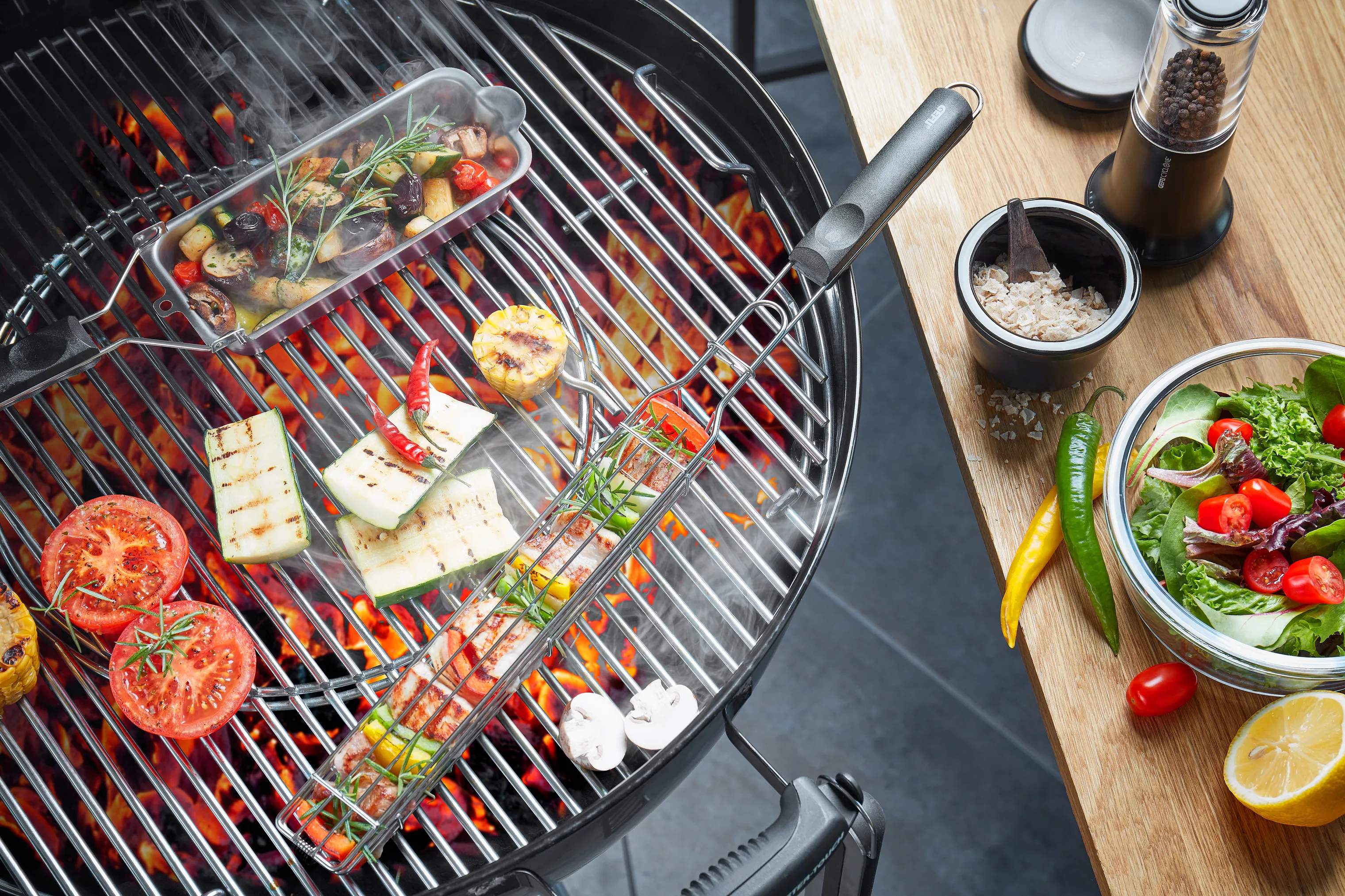 Gefu Øvrigt grilltilbehør Gefu Grill BBQ Grillkurv i 49 cm, 2