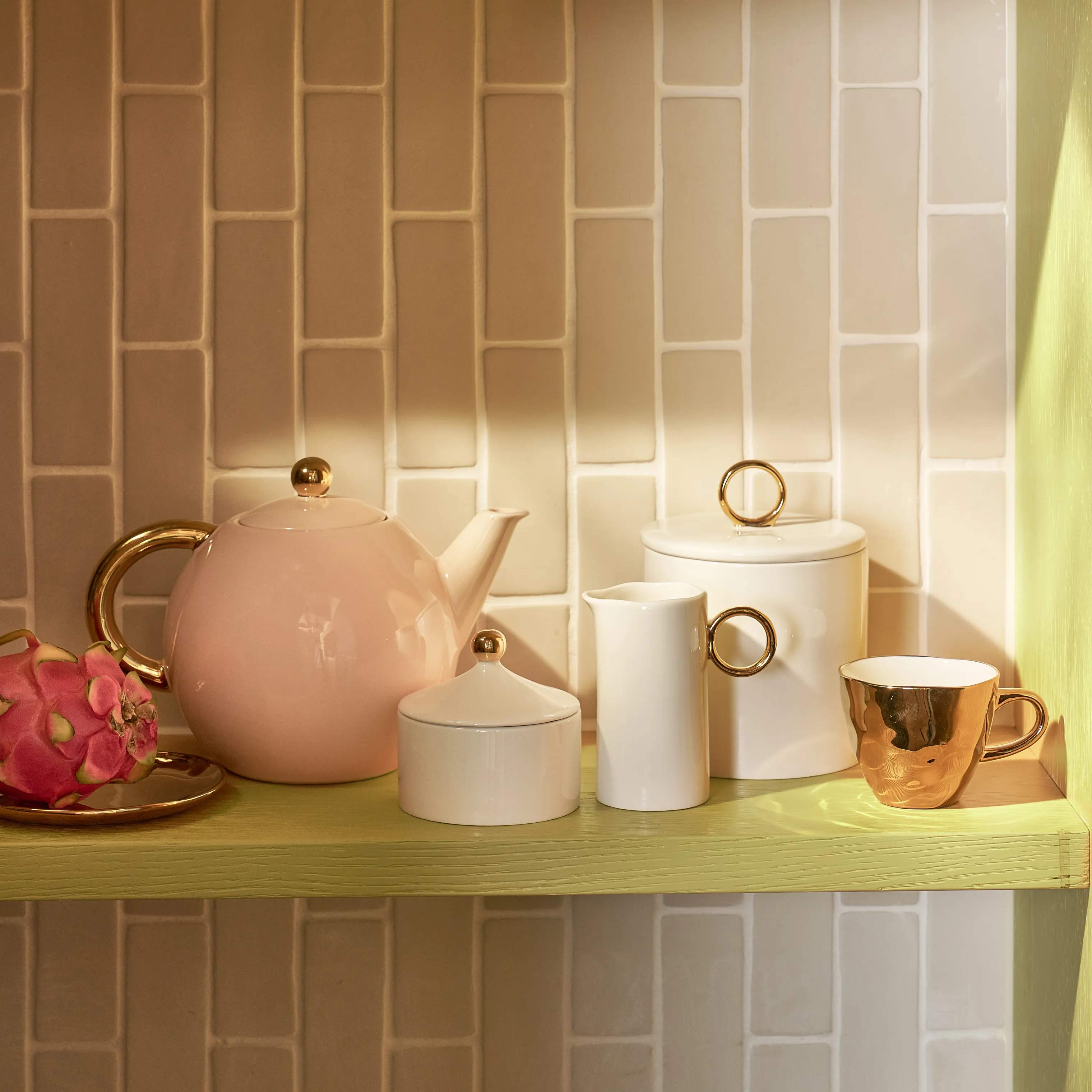 Urban Nature Culture Krus og kopper med hank Good Morning Kaffekop i Gold, 2