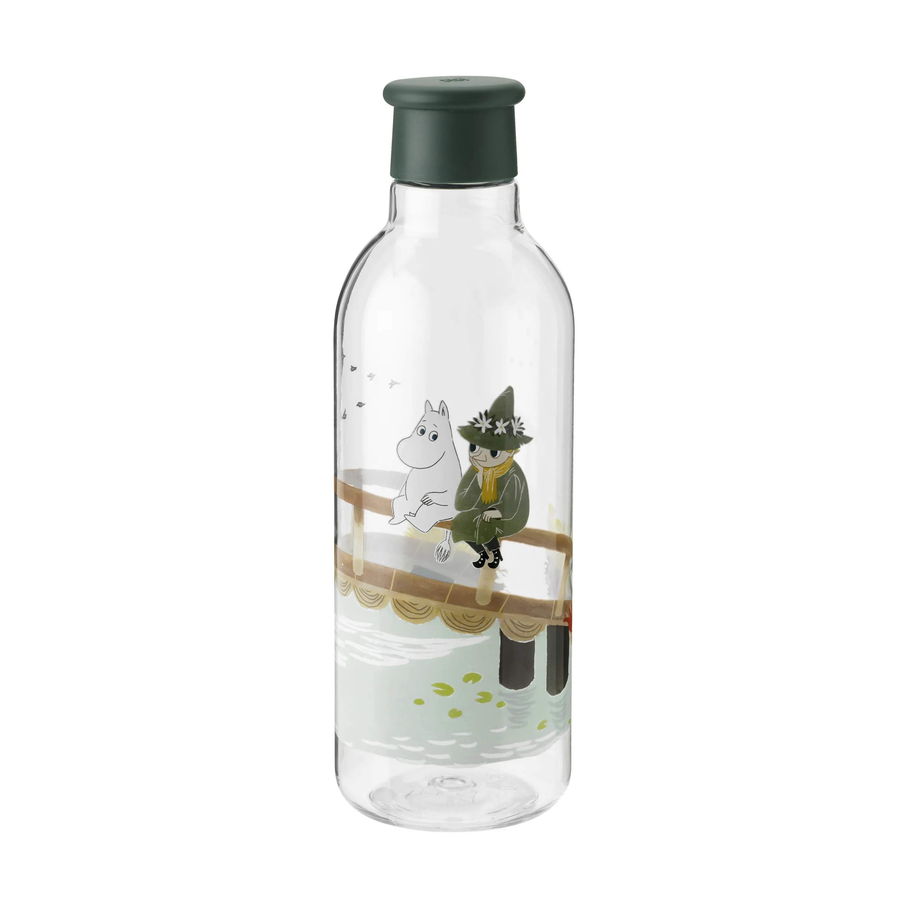 Drink-It Moomin Vandflaske, dark green, large