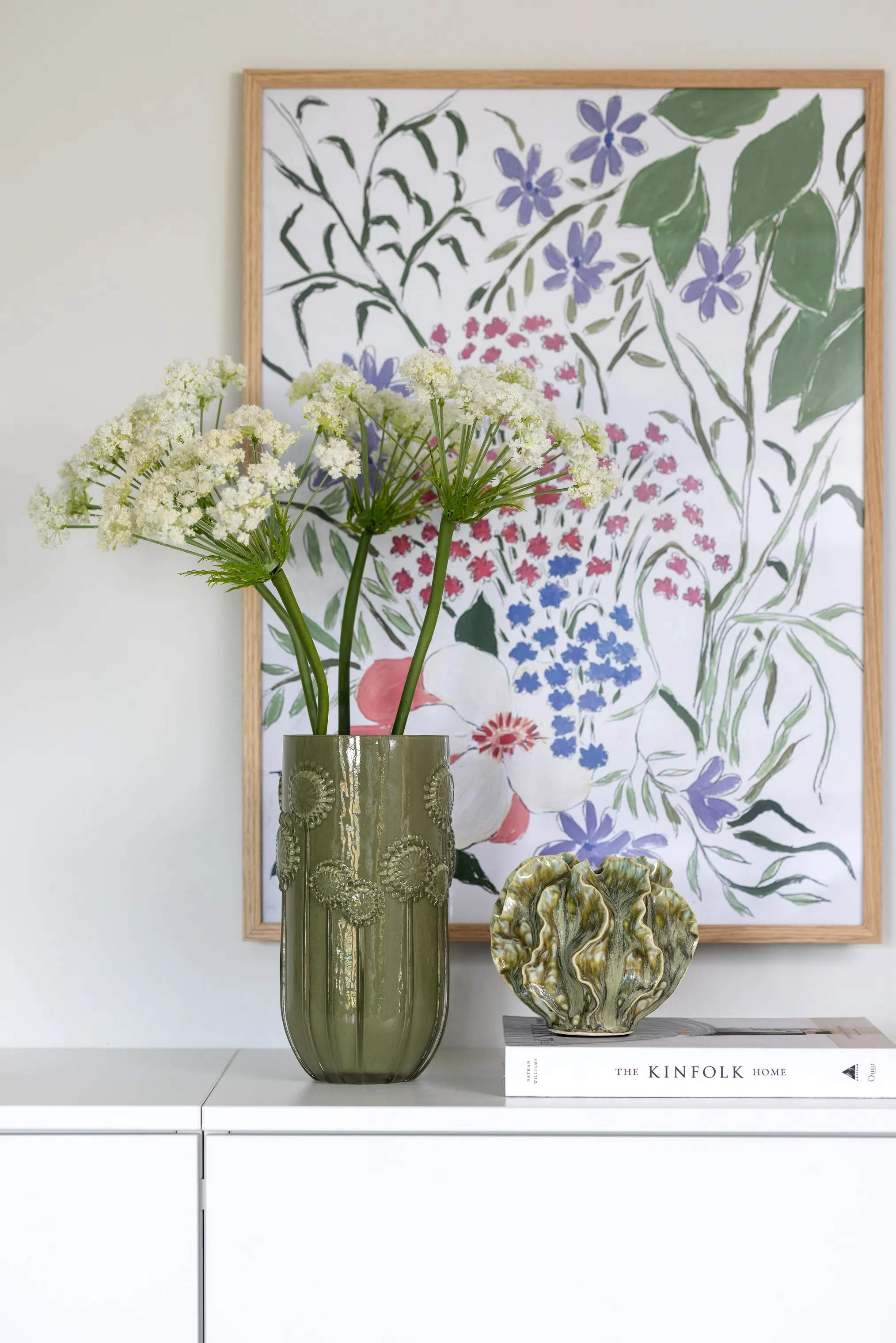 CASA Living Vaser Vase i Mørkegrøn, 2