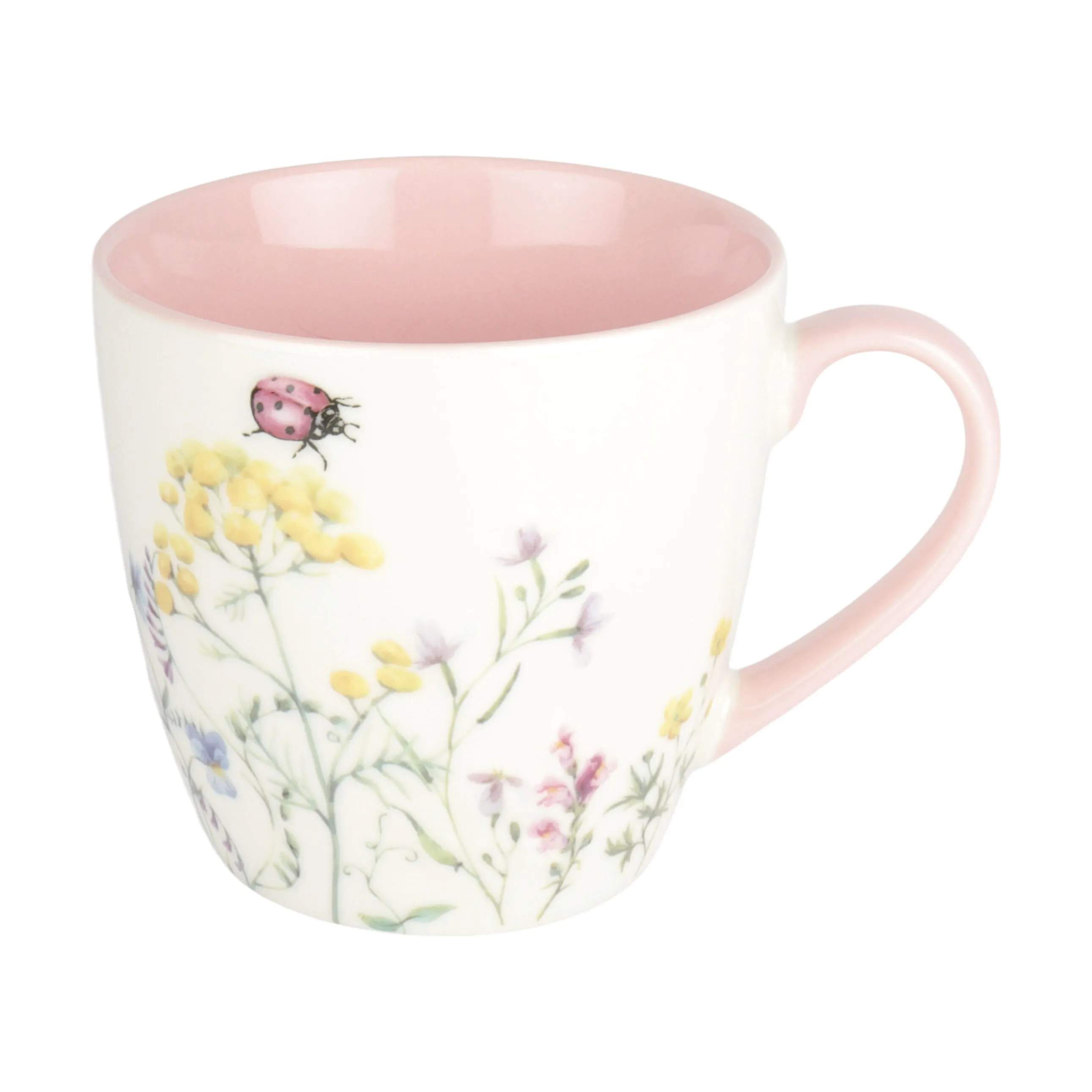 CASA Living Krus og kopper med hank Krus i Rosa, 1