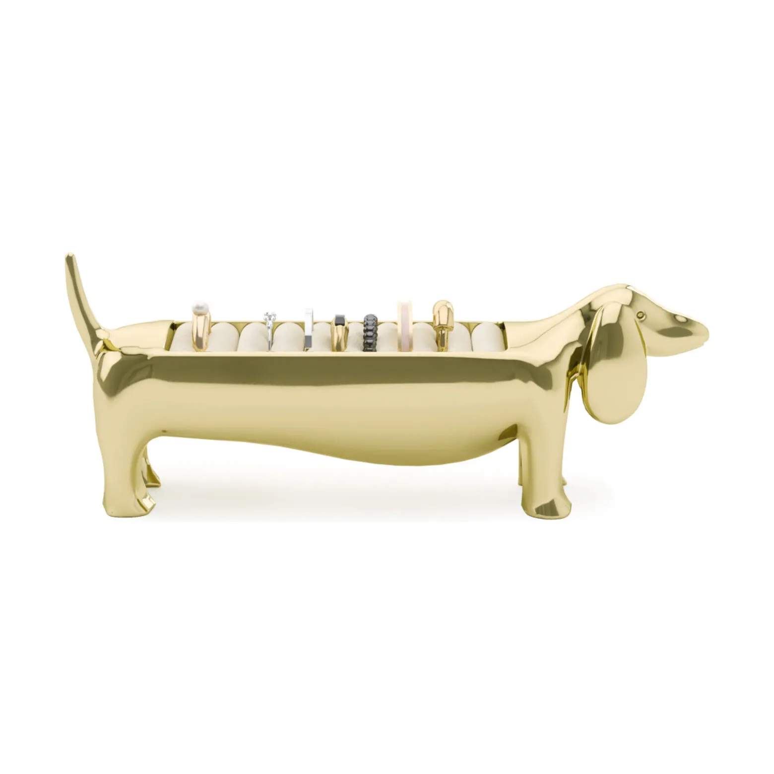 Umbra Småopbevaring Dachsie Smykkeholder i messing, 8