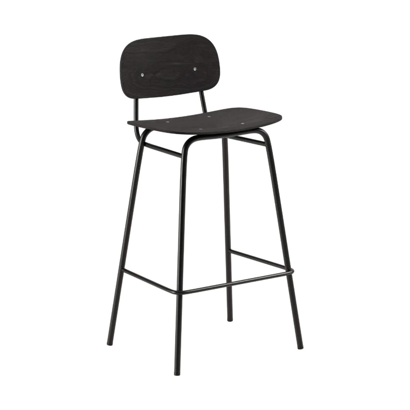 SACKit Barstole Frame Bar Stool Frame Barstol i Sort, 73 cm, 1