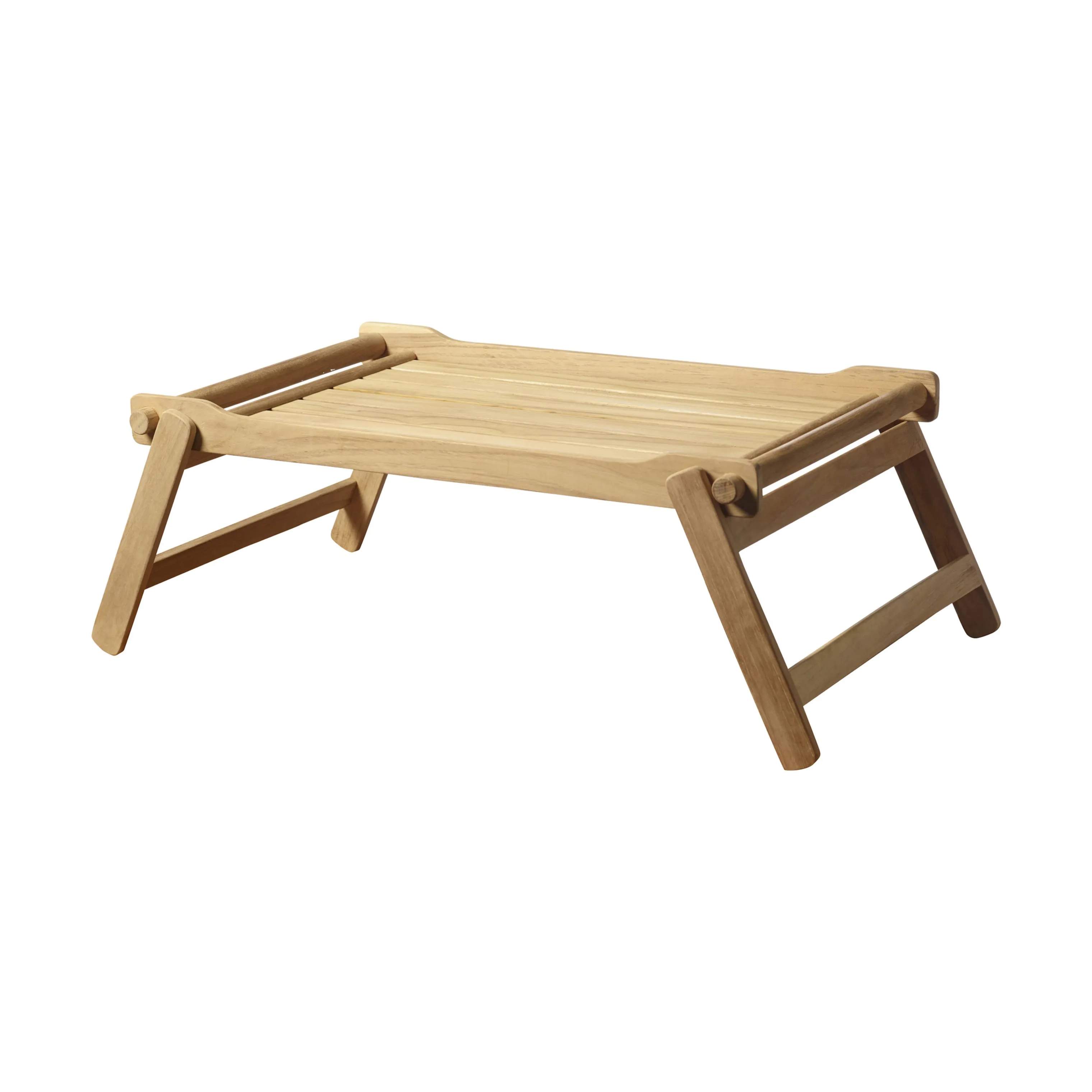 Serveringsbakke m. ben, teak, large