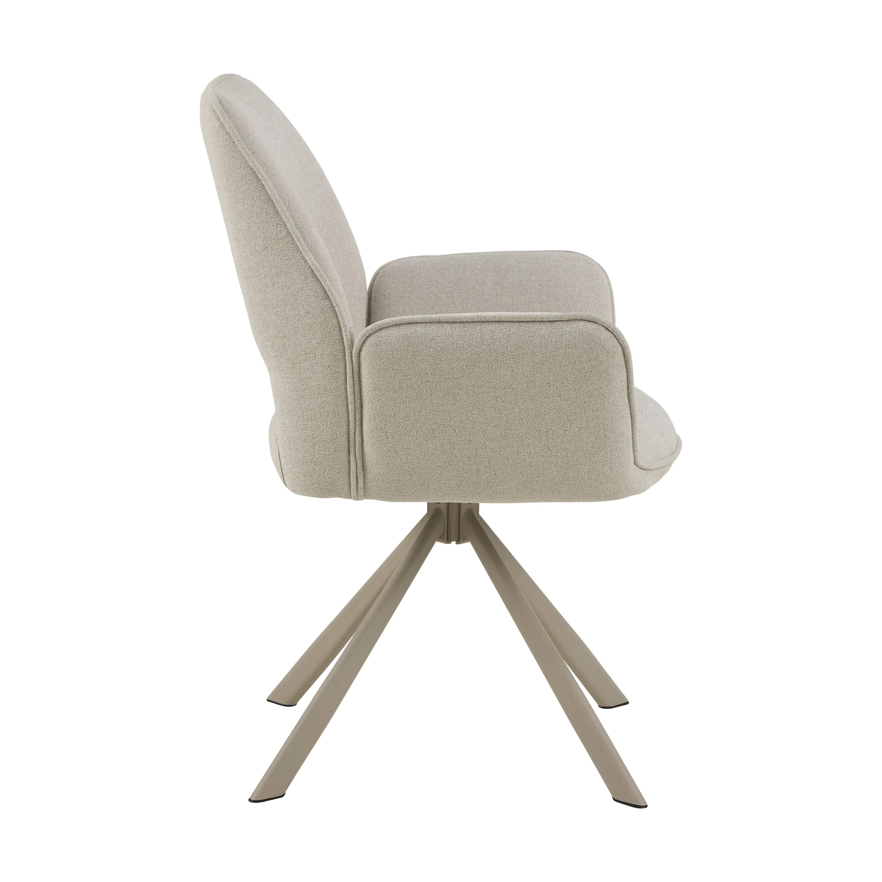 CASA Living Spisebordsstole Graham Spisebordsstol - 2 stk. i beige, 6
