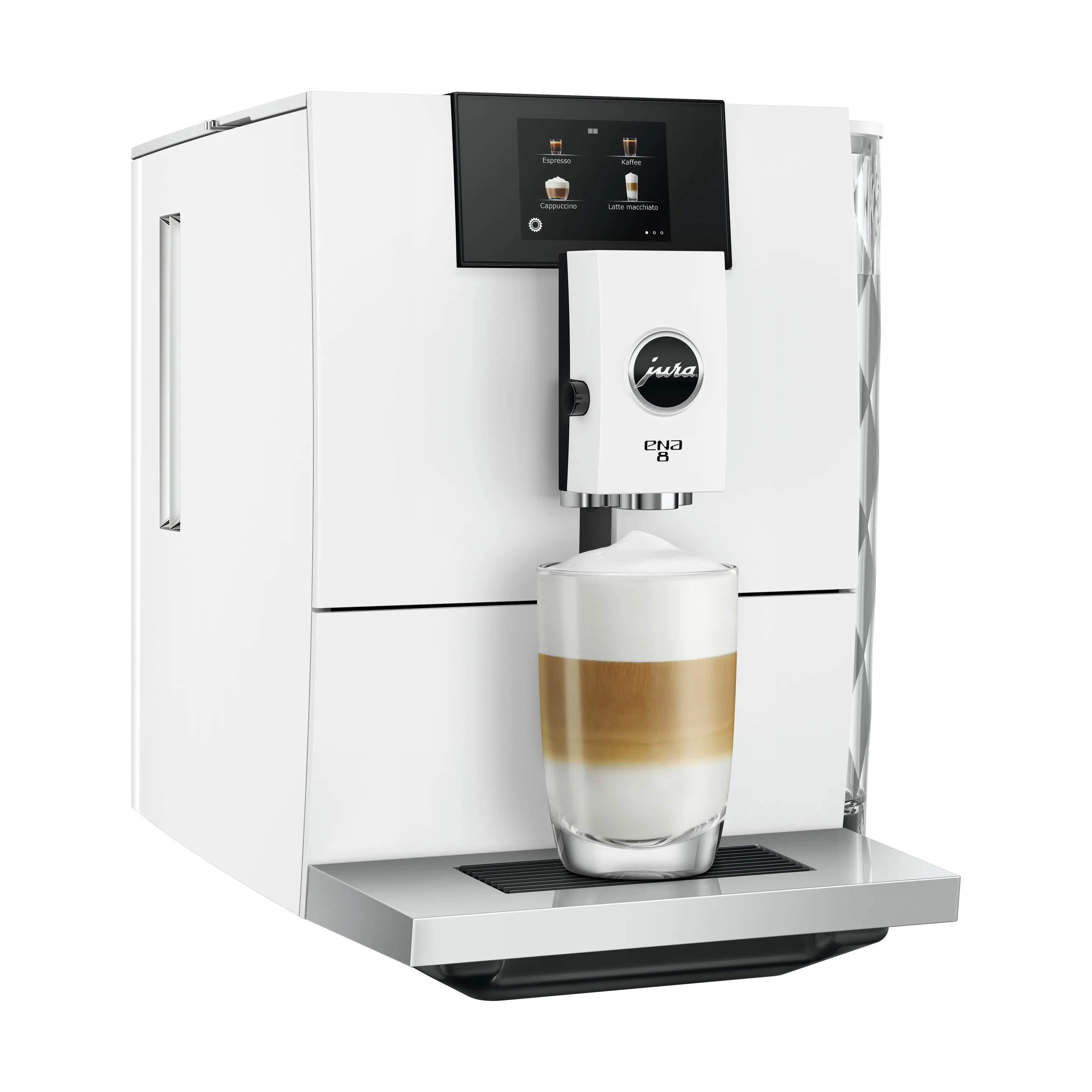 JURA Espressomaskiner ENA 8 (EC) Kaffemaskine i Nordic White, 4