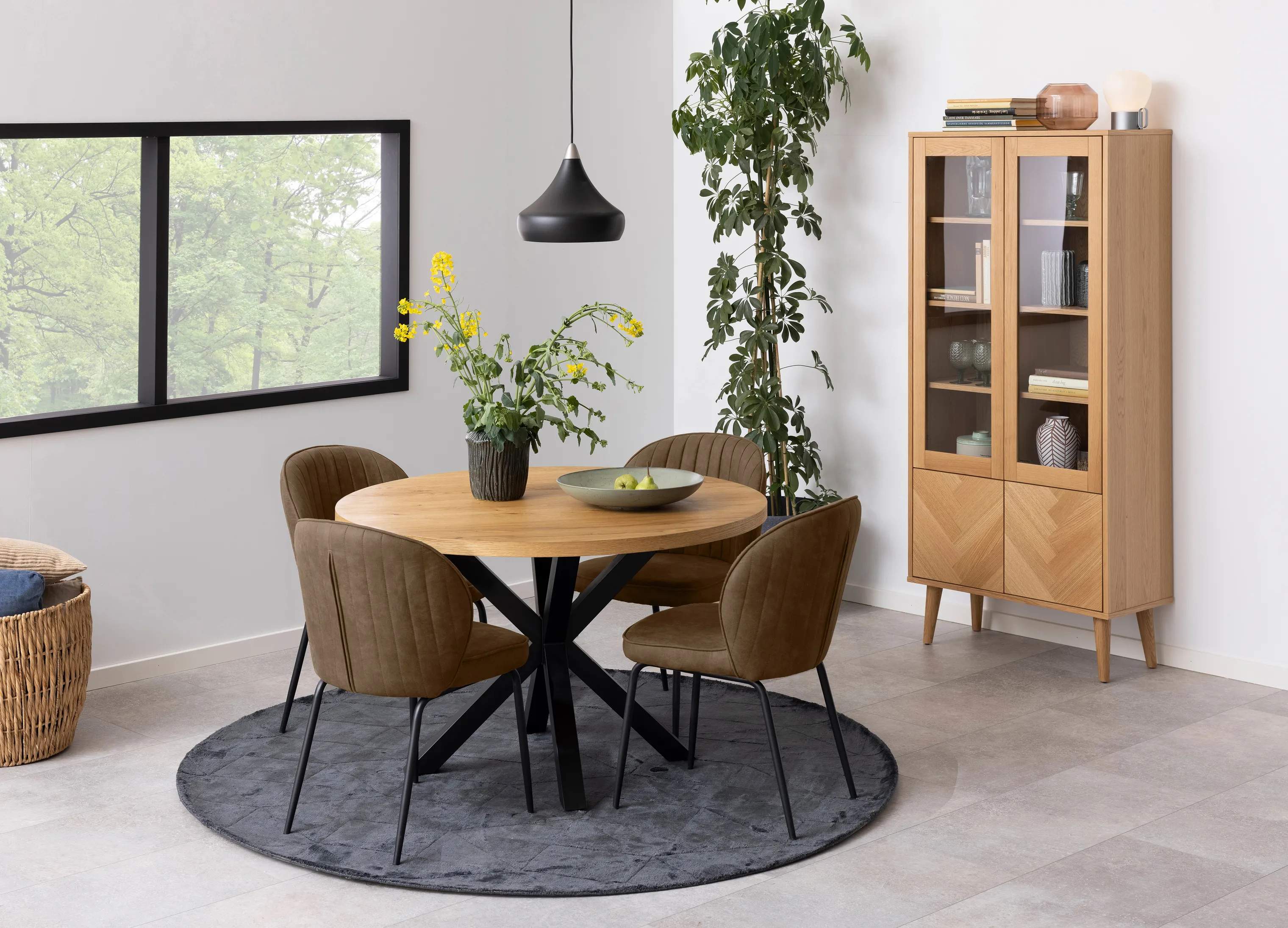 CASA Living Spiseborde Heaven Spisebord i Vild eg/sort, 2