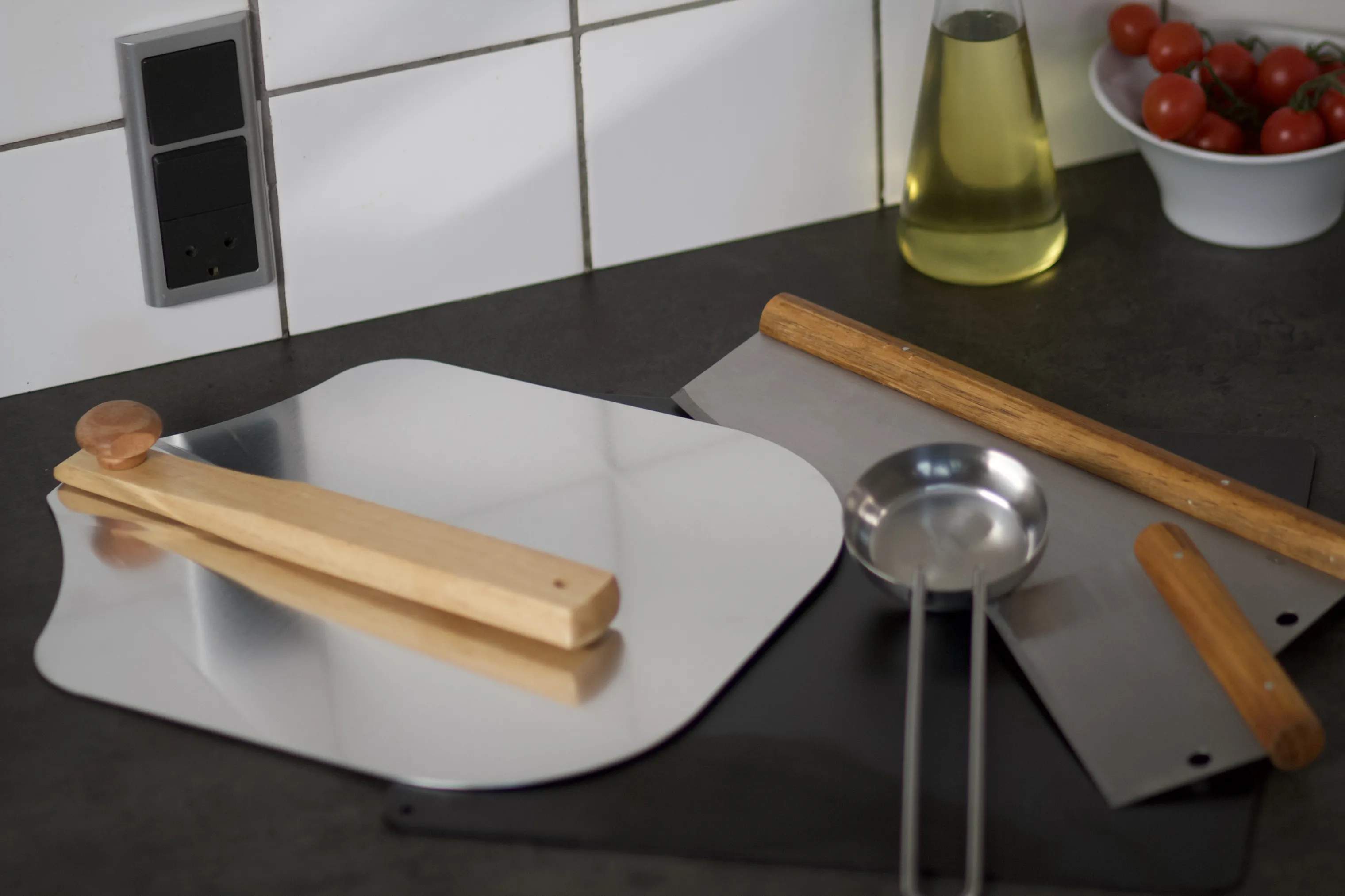 Pizza Craft Grillredskaber Pizzaskærer i Stål/træ, 2