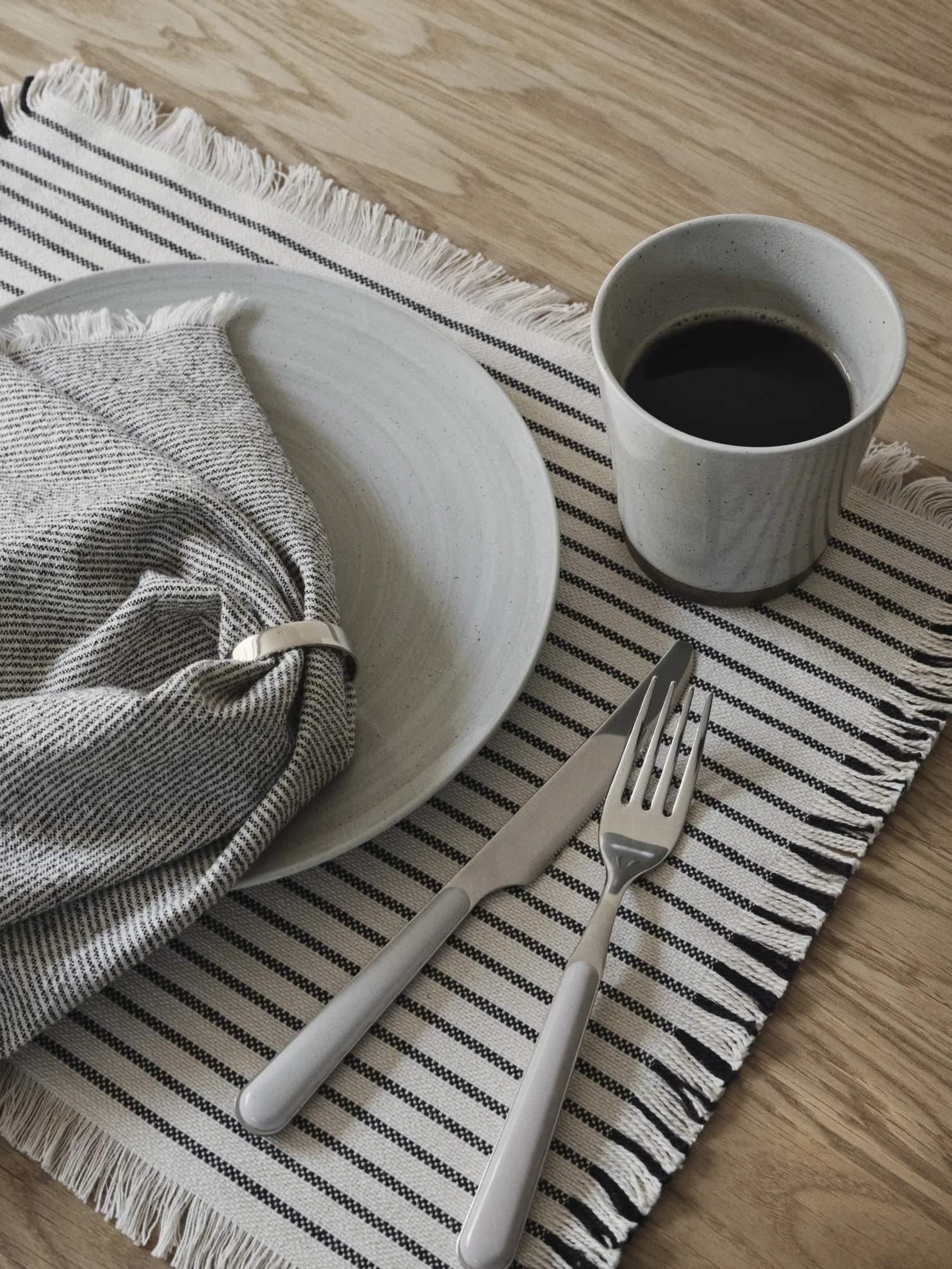 Broste Copenhagen Servietringe og -holdere Ring Servietring - 6 stk. i Silver Finish, 2