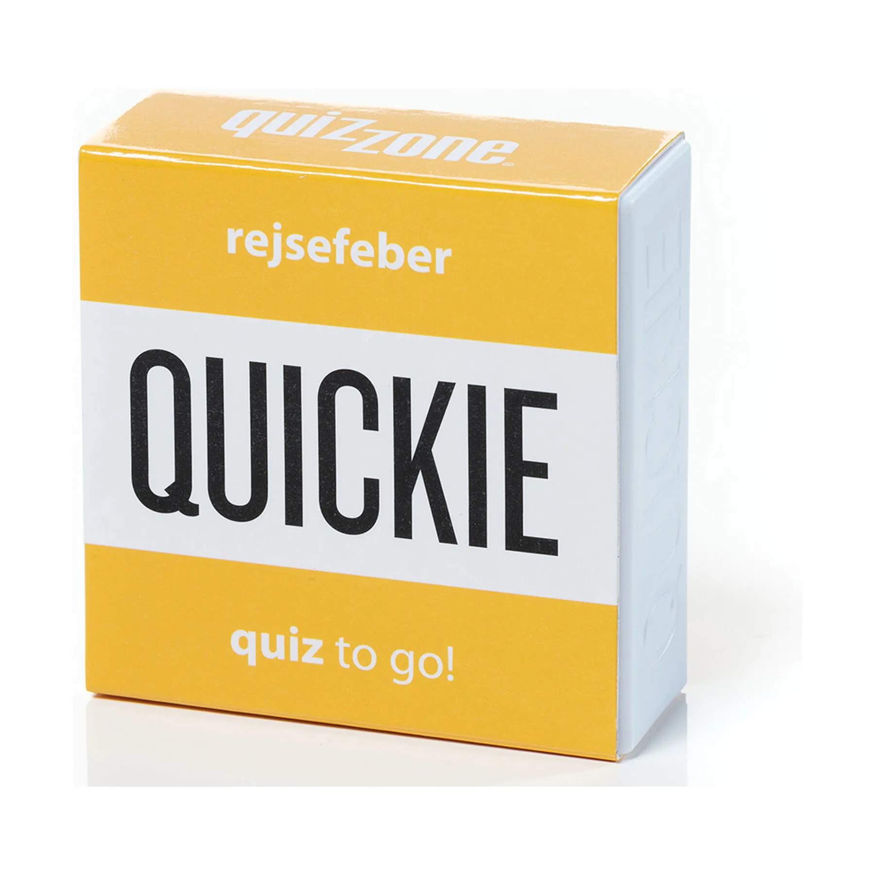 Spilbræt Spil Kortspil - Quizzone Quickie - Rejsefeber i Gul, 1