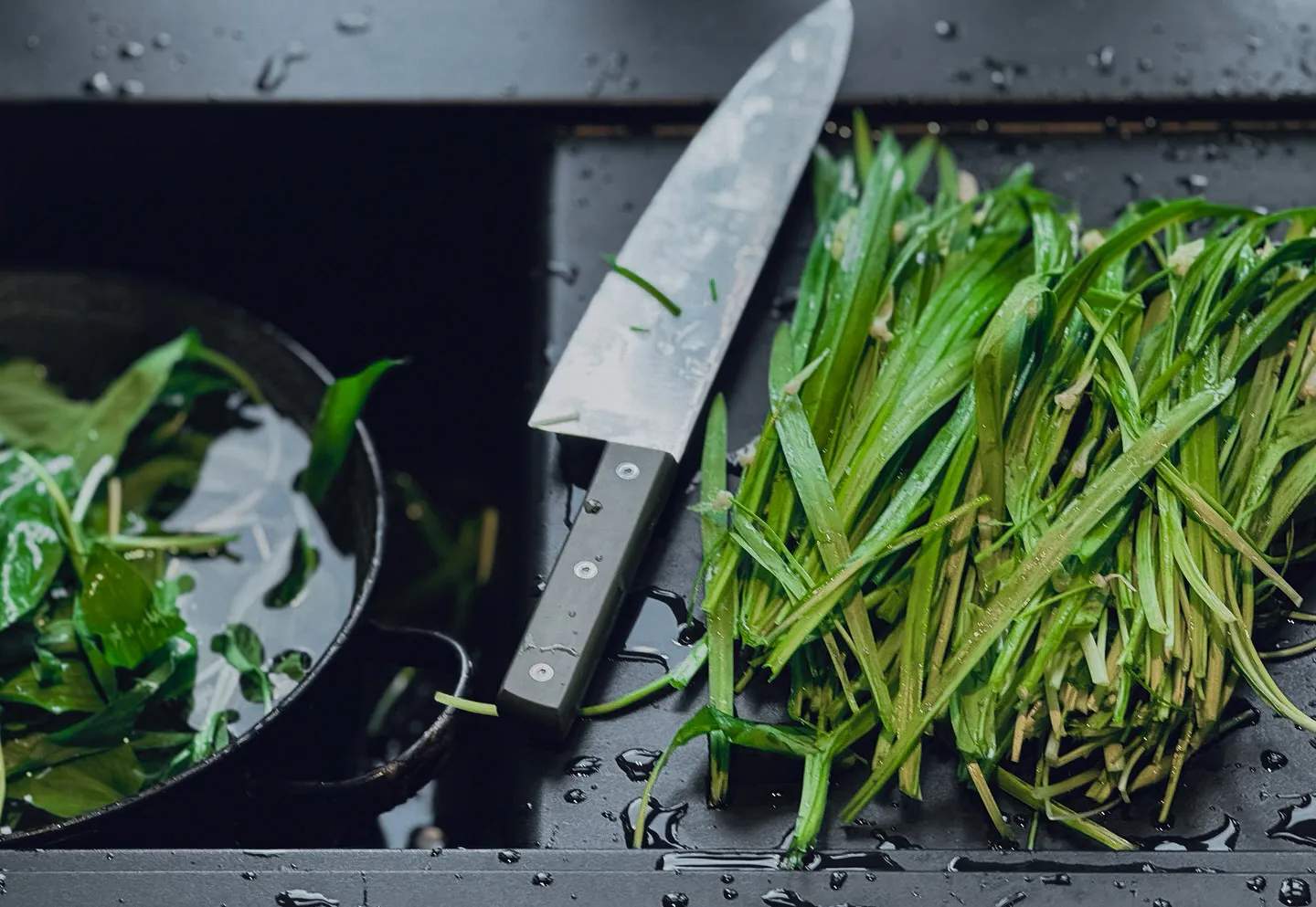 Endeavour Kokkeknive Resolution R12 Big Chopper Kniv i Grøn, 5