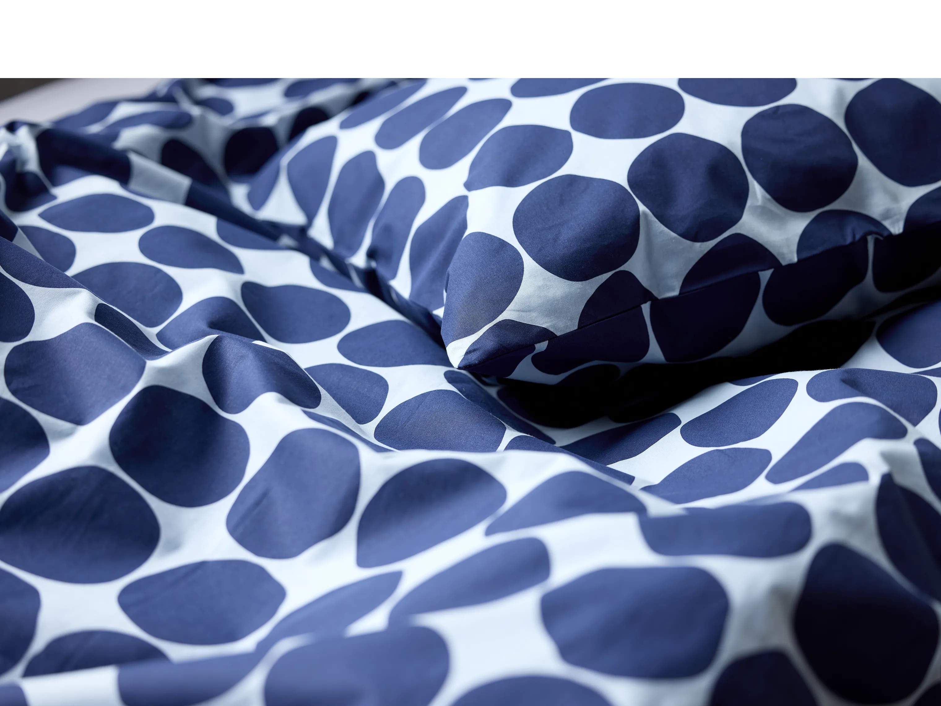 Södahl Sengetøj Bubbles Sengetøj i Blå, B140 x L200 cm, 2