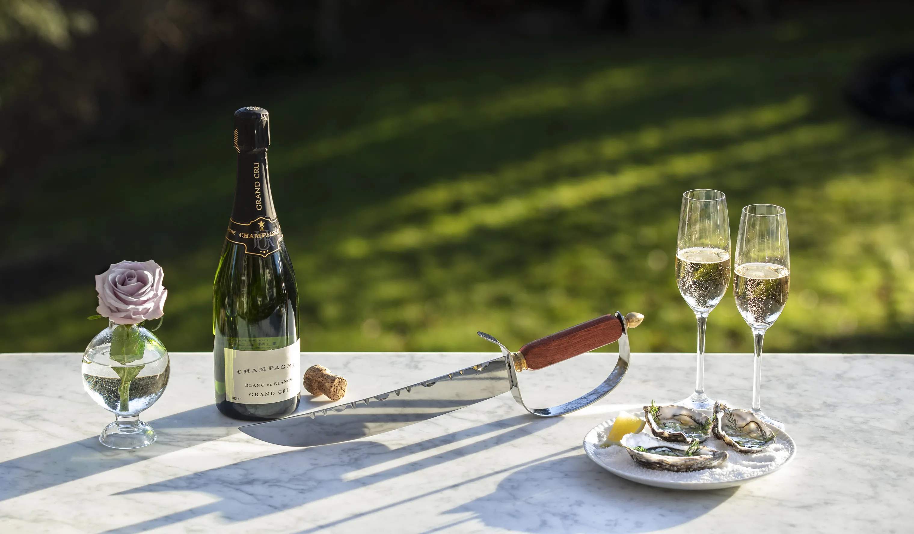 Sommelier by CASA Living Champagnesabler ZWILLING Sommelier Champagnesabel i Træ, 4
