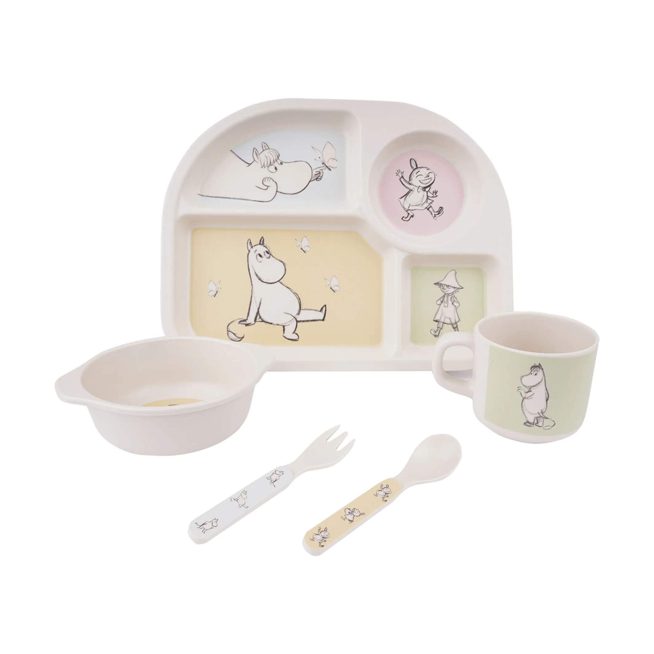 Barbo Toys Spisesæt Mumi Spisesæt - 5 dele i Multi-colored, 1