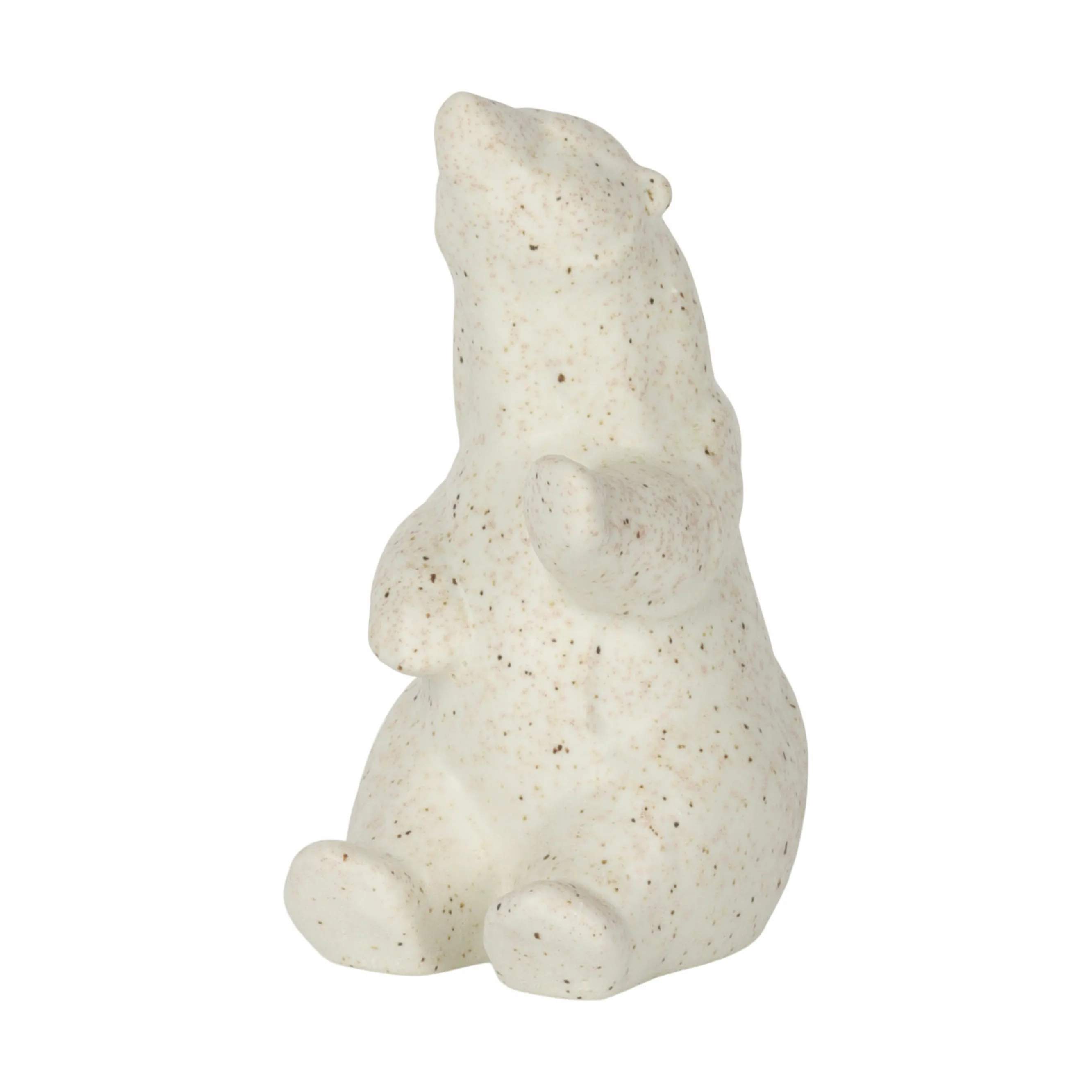 Casa Christmas Dyrefigurer Isbjørneunge i Creme, 15 cm, 1