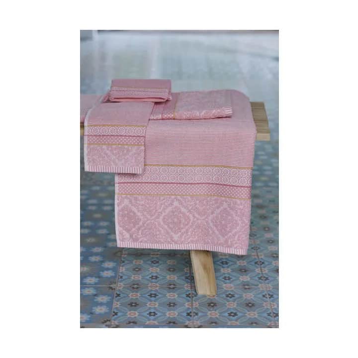 PIP Studio Håndklæder Soft Zellige Håndklæde i Pink, B30 x L50 cm, 4