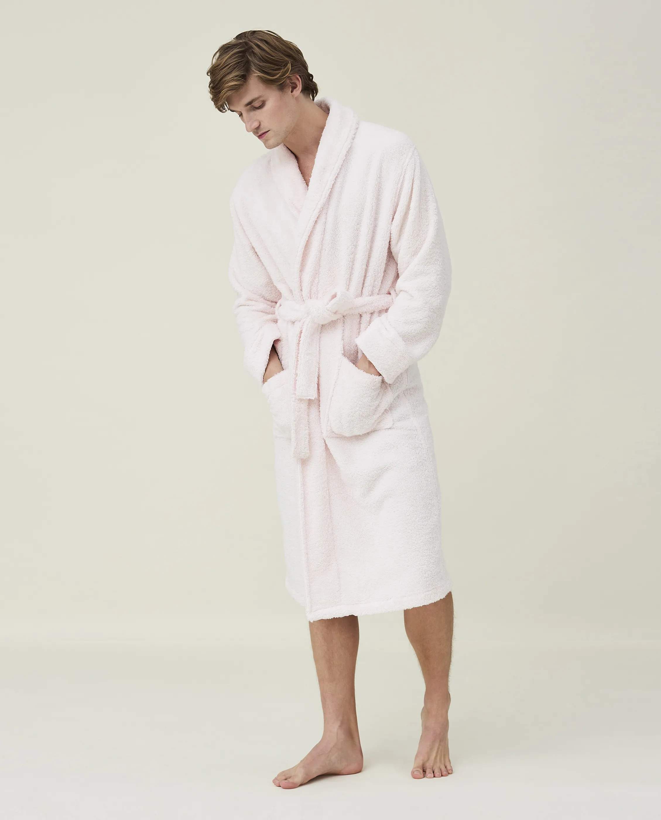Lexington Morgenkåber Icons Original Badekåbe i Pink, L, 4